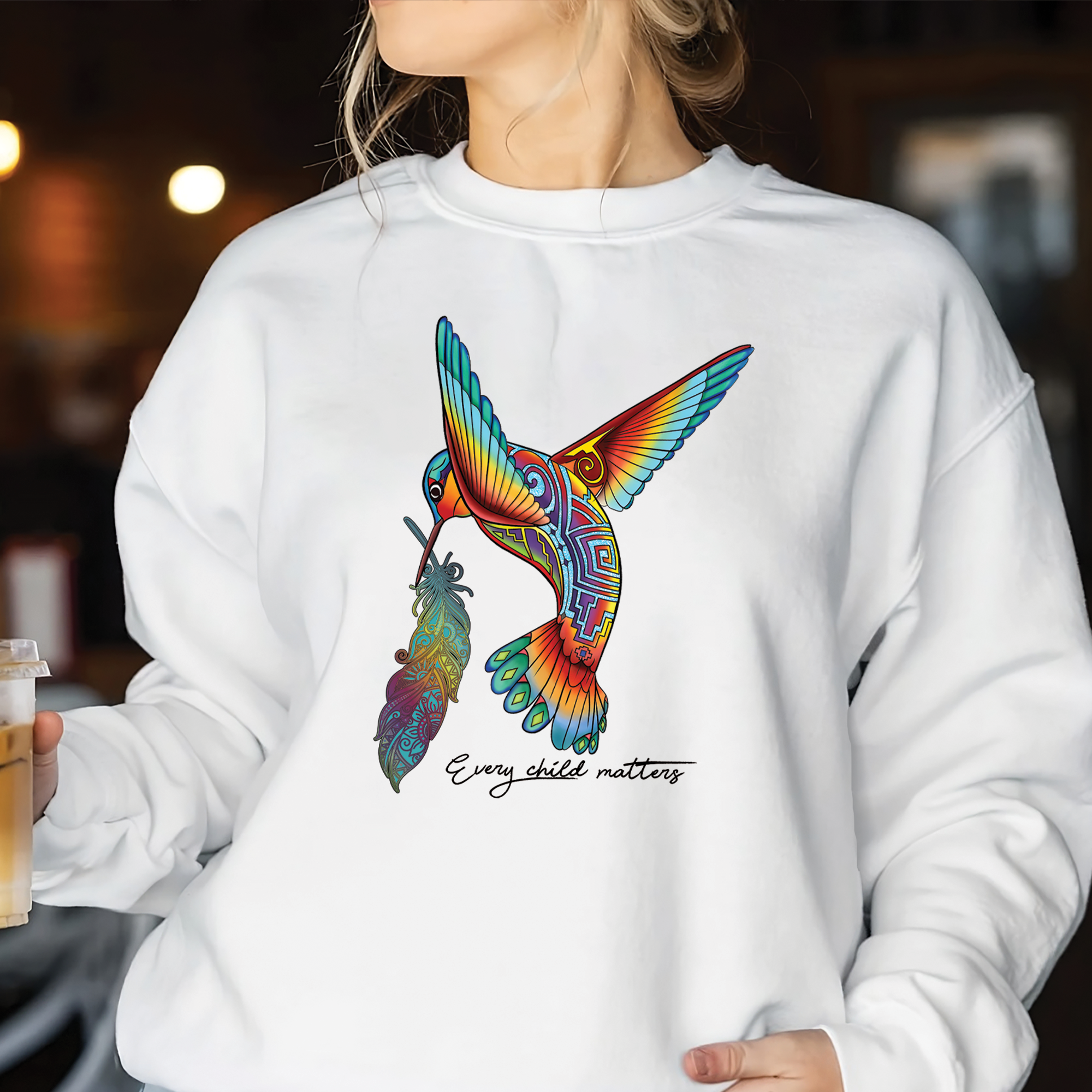 Wings of Hope, Feathers of Freedom - For Every Child Matters Unisex T-Shirt/Hoodie/Sweatshirt 171