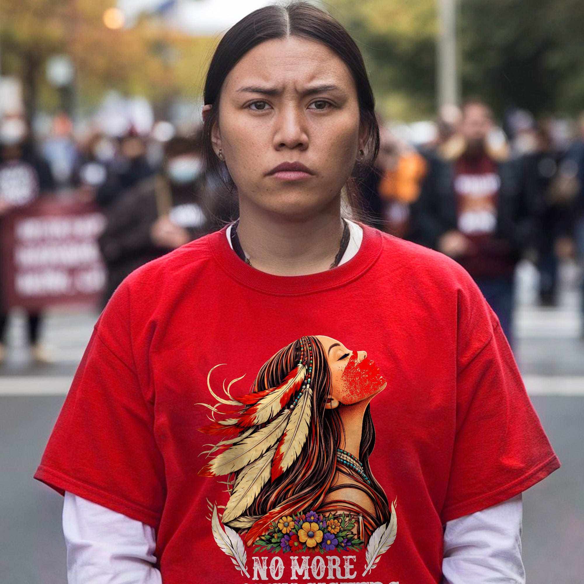 No More Stolen Sisters Native American Women’s Unisex T-shirt/T-shirt V-Neck/Hoodie/Sweatshirt