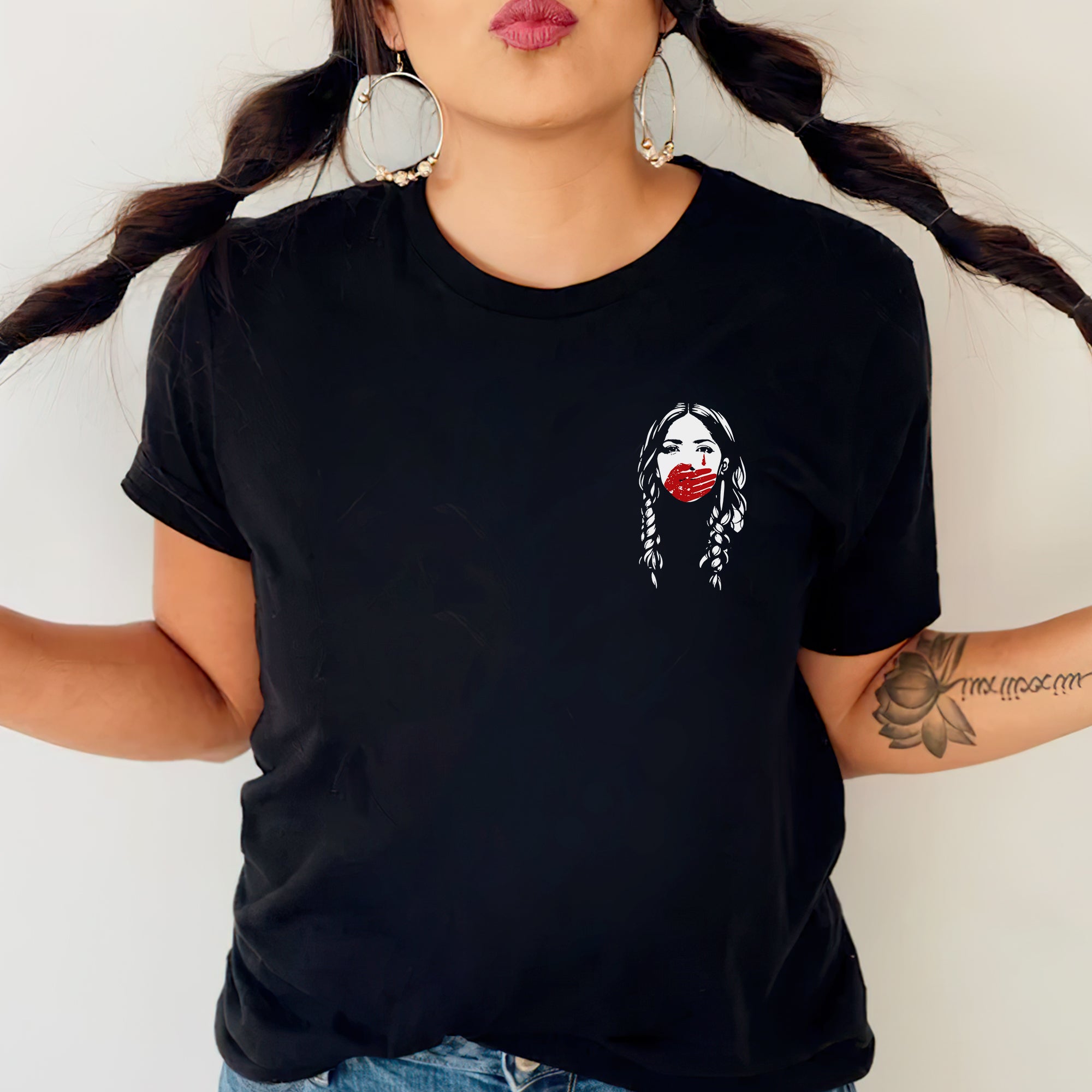 [Two Sides] Protect Indigenous Women Native American Awareness Unisex T-shirt/T-shirt V-Neck/Hoodie/Sweatshirt
