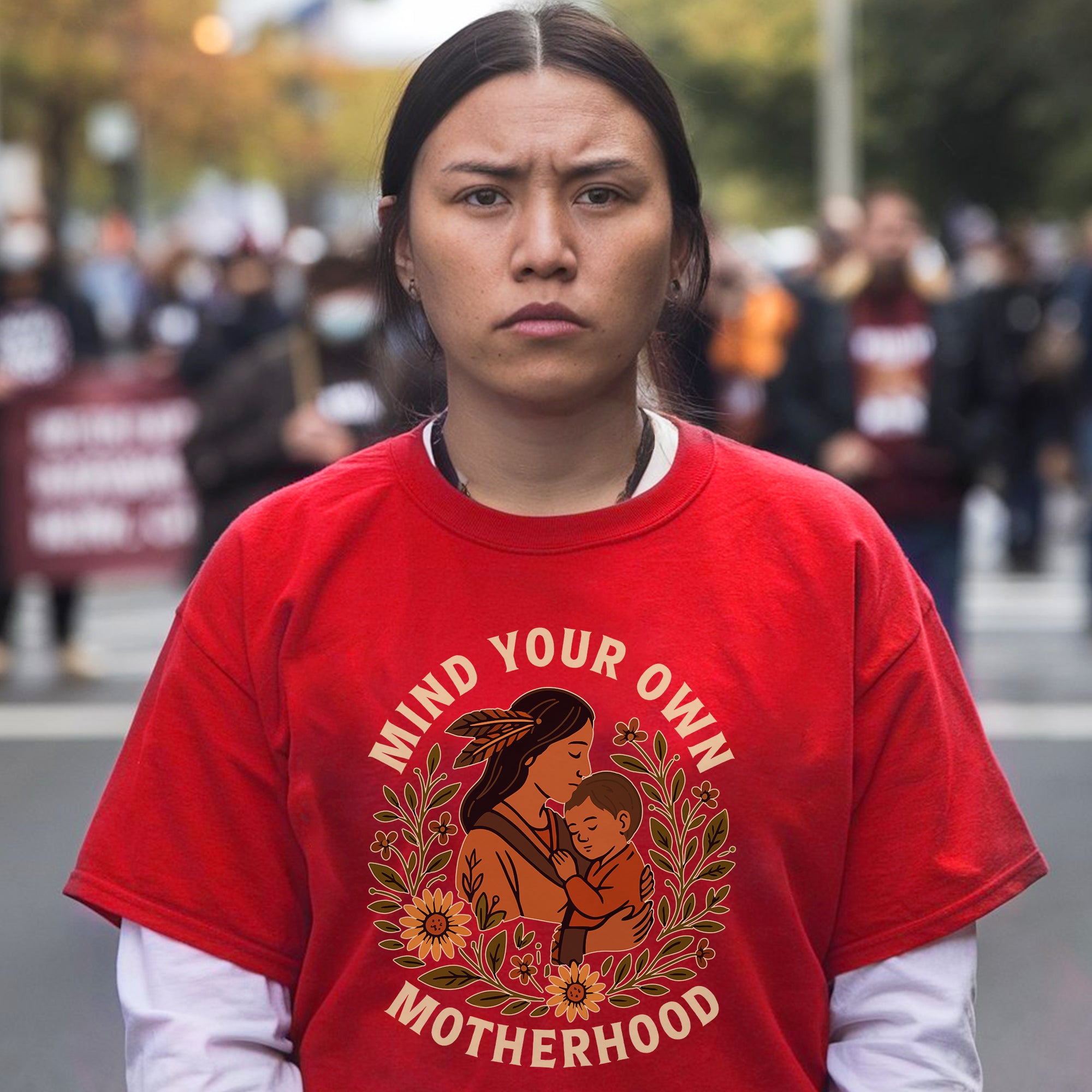 Mind Your Own Motherhood - One Side Unisex Style 6 T-Shirt/T-Shirt V-Neck/Hoodie/Sweatshirt