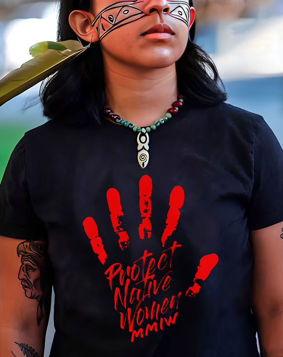 MMIW Protect Native Women Red Hand Unisex Hoodie/Sweatshirt/T-Shirt