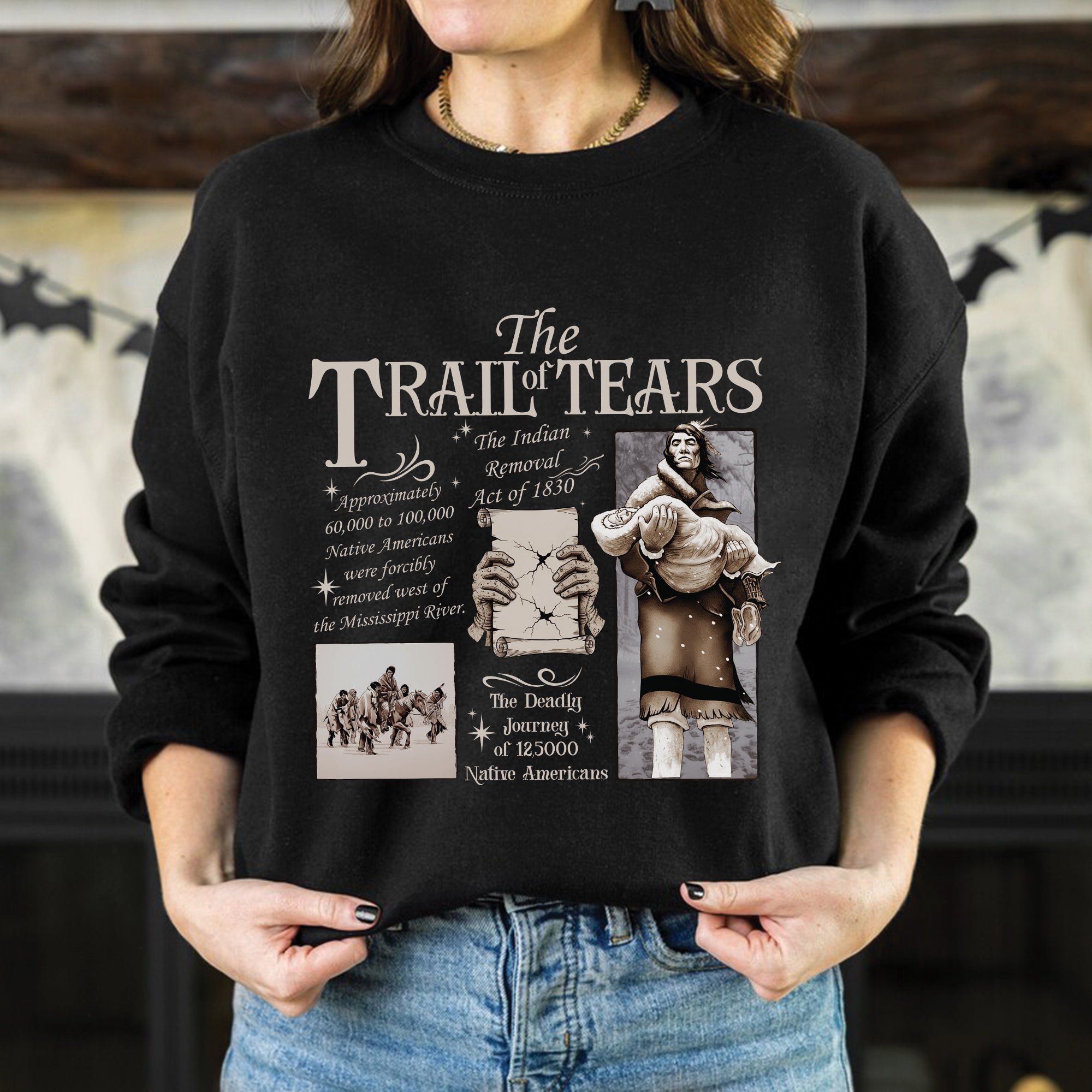 Trail of Tears – The Legacy of Resilience Unisex T-Shirt/T-Shirt V-Neck/Hoodie/Sweatshirt