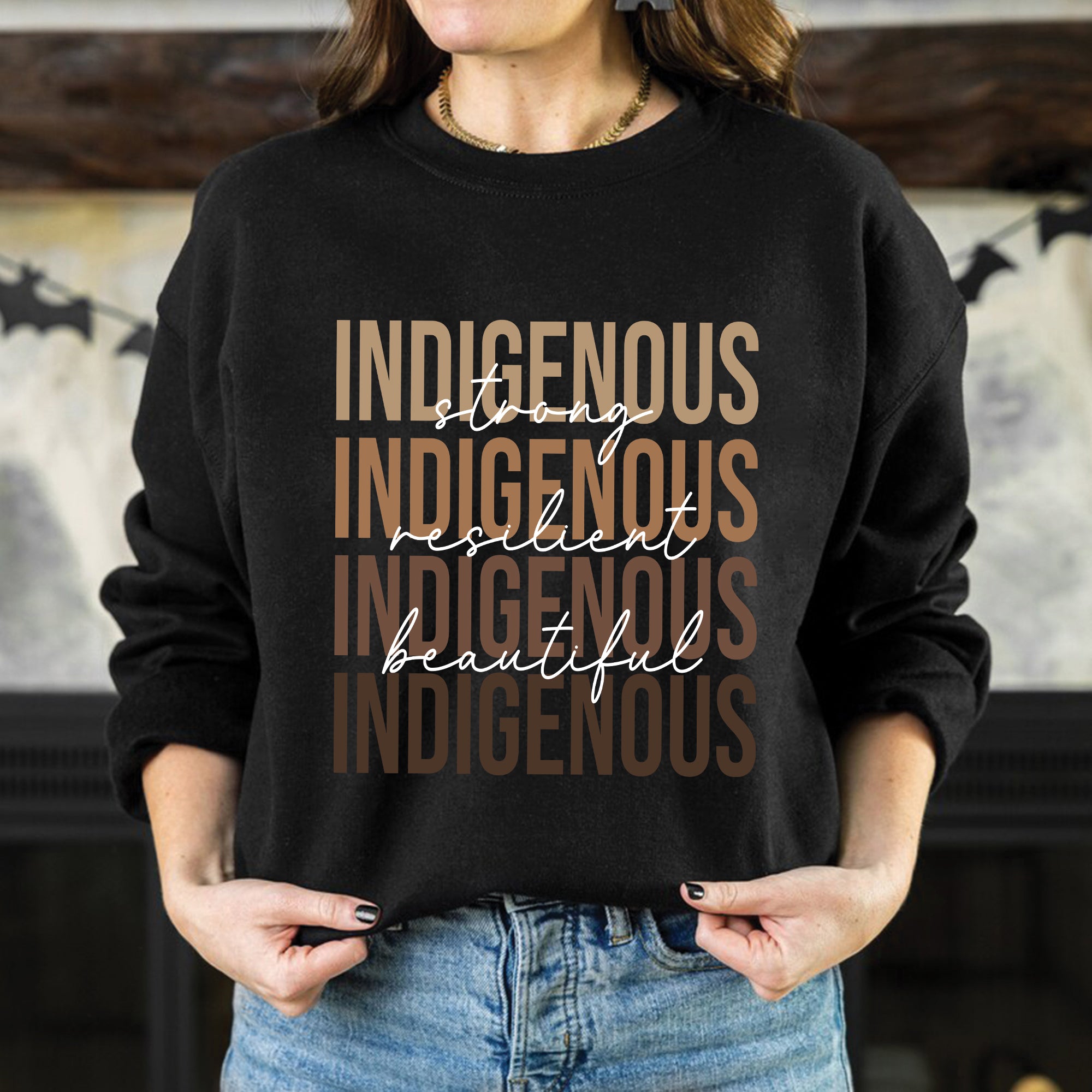 Strong Resilient Beautiful Indigenous Unisex T-Shirt/T-Shirt V-Neck/Hoodie/Sweatshirt