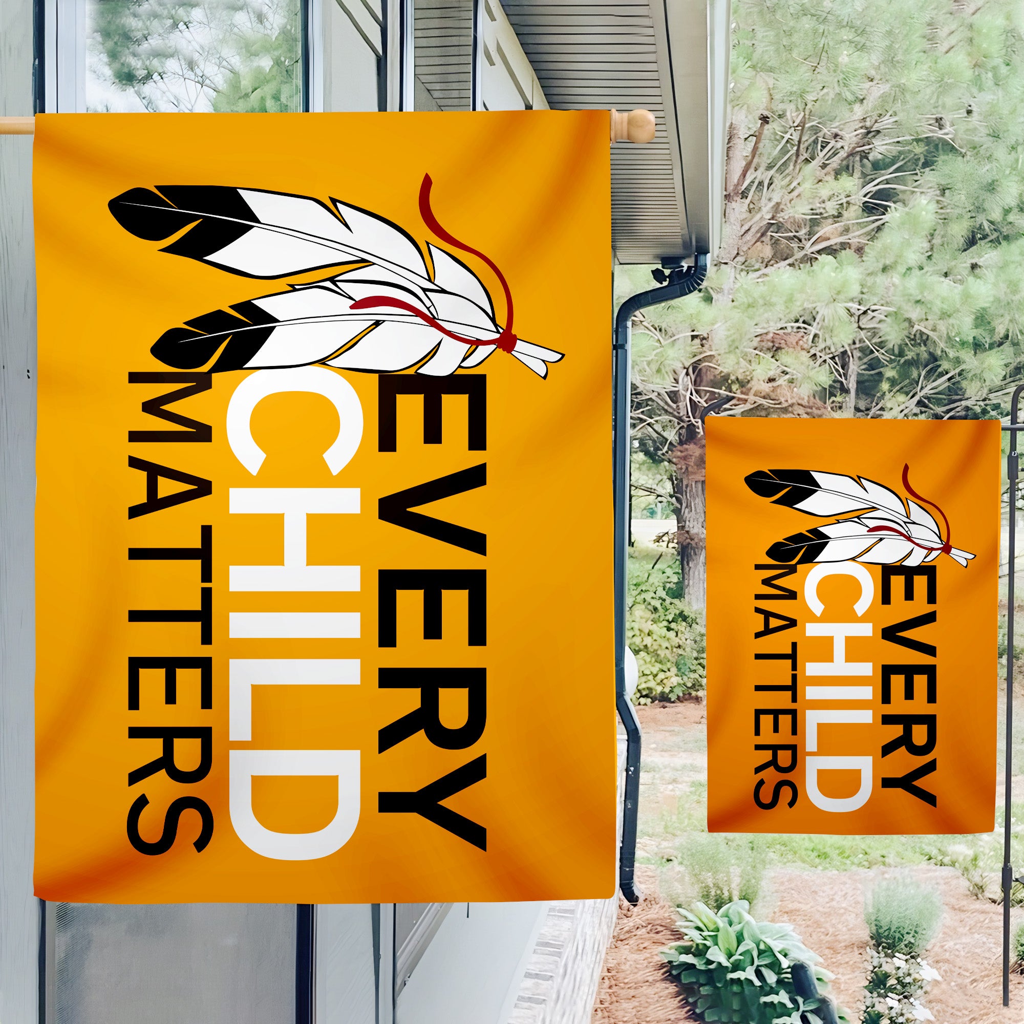 Every Child Matters - Native American Flag Garden House Yard for Decor Outdoor