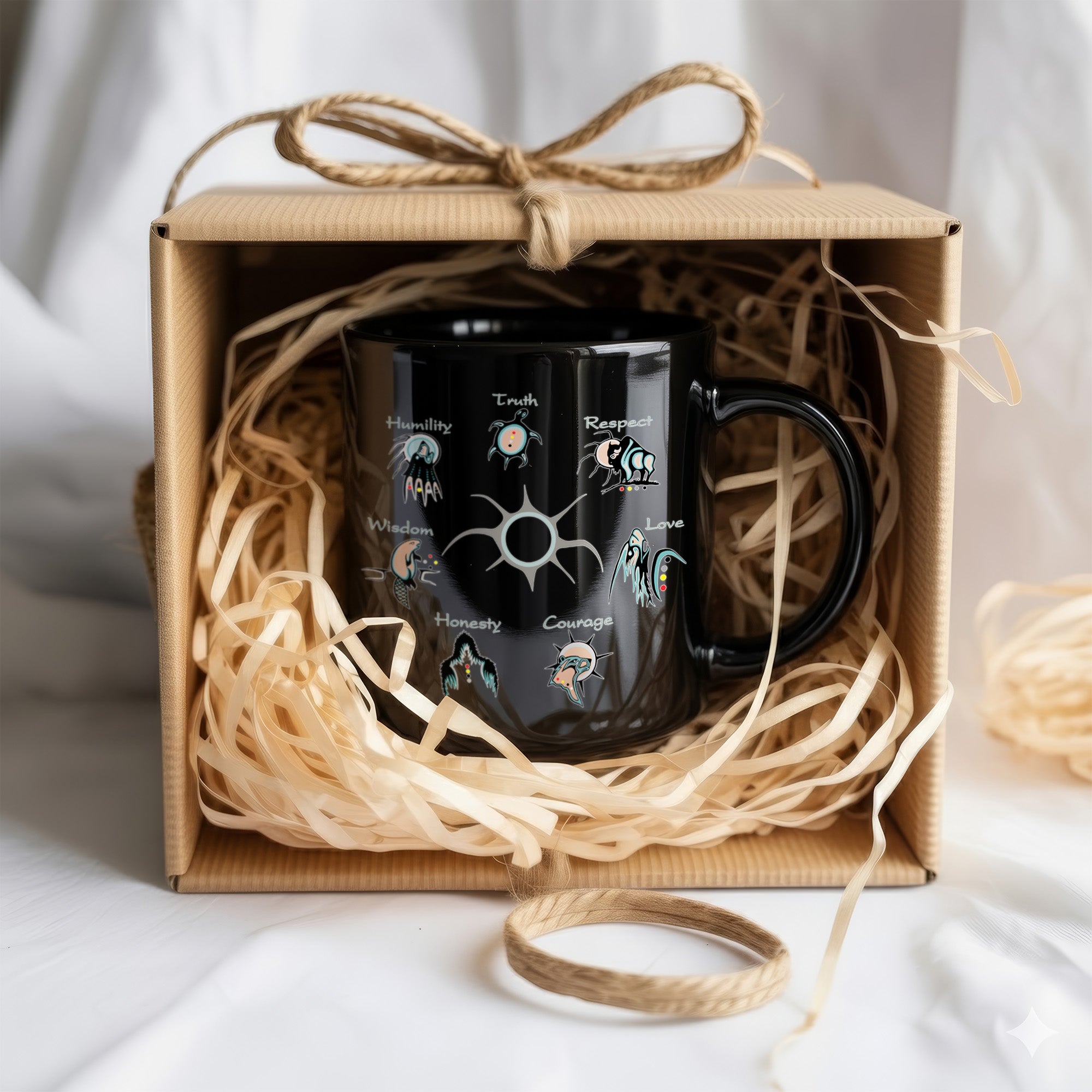 Seven Sacred Teachings Native American Heritage Coffee Mug