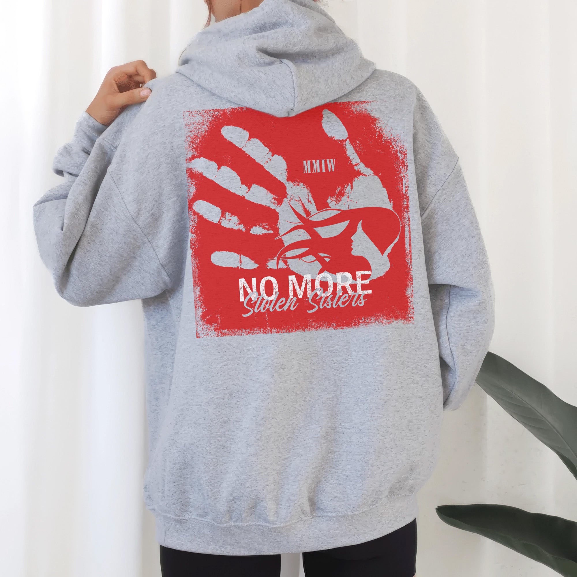 [Back] MMIW No More Stolen Sisters – Native American Awareness Unisex Tank Top/Long Sleeve/Hoodie Zip