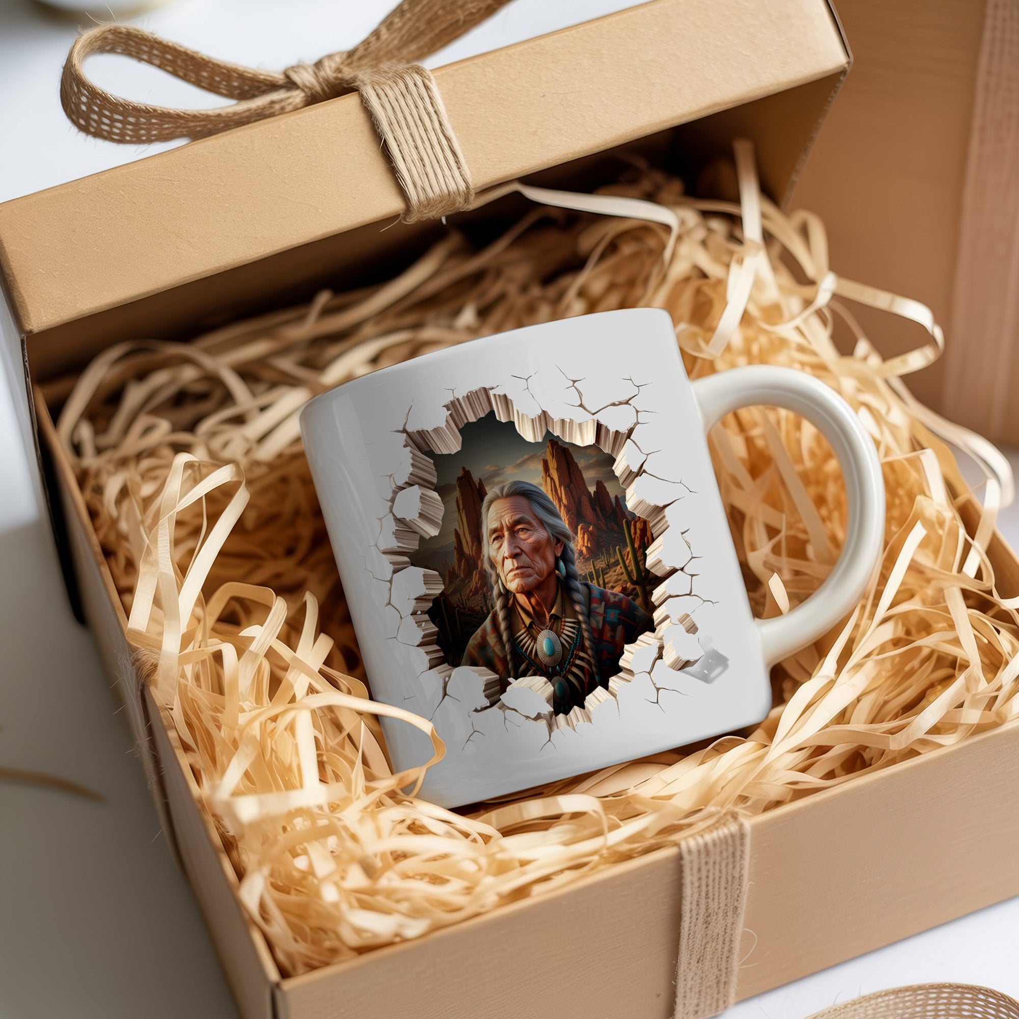 Guardian of the Sacred Desert Native American Heritage Mug