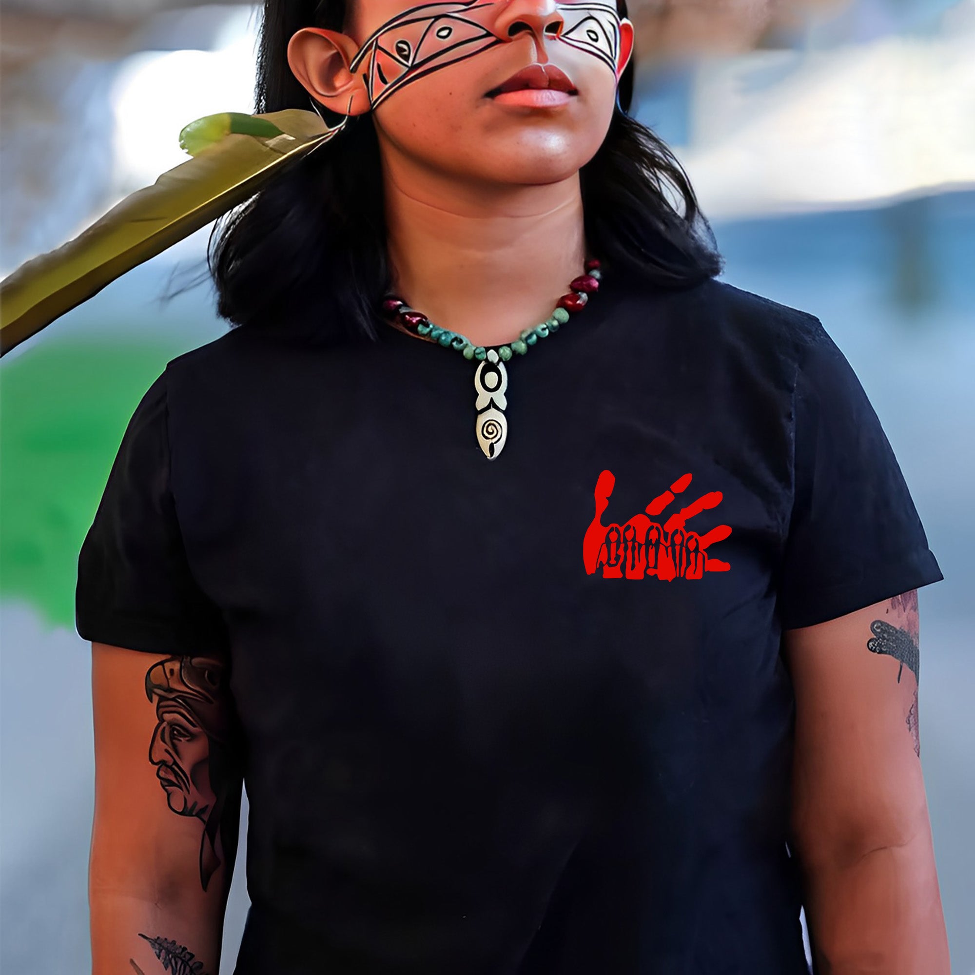 No More Stolen Sisters - MMIW Unisex T-Shirt/T-Shirt V-Neck/Hoodie/Sweatshirt Two Sides