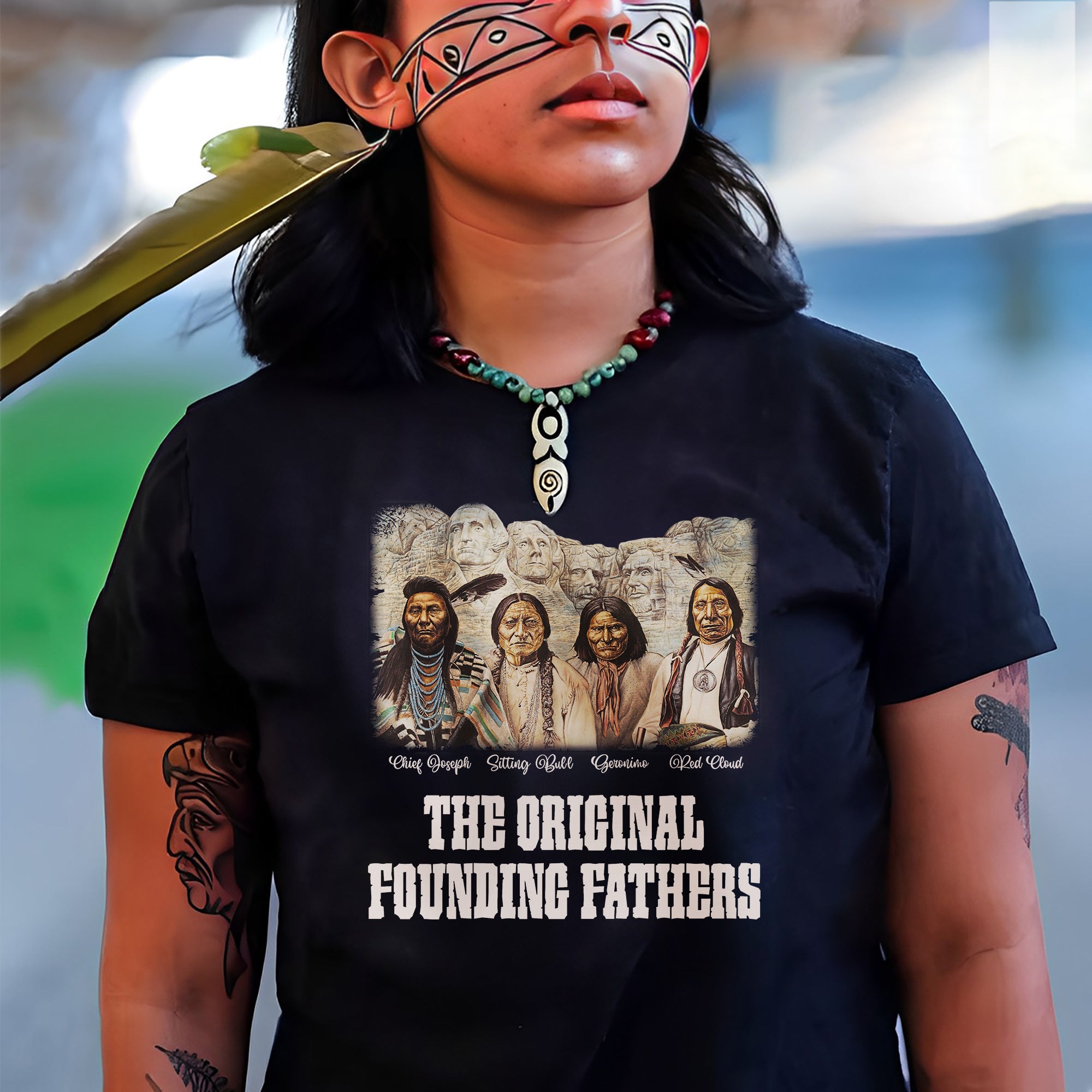Native American The Original Founding Five Fathers Unisex T-Shirt/Hoodie/Sweatshirt
