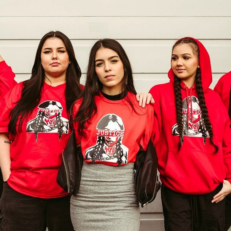 JUSTICE FOR MMIW - Unisex T-Shirt/T-Shirt V-Neck/Hoodie/Sweatshirt