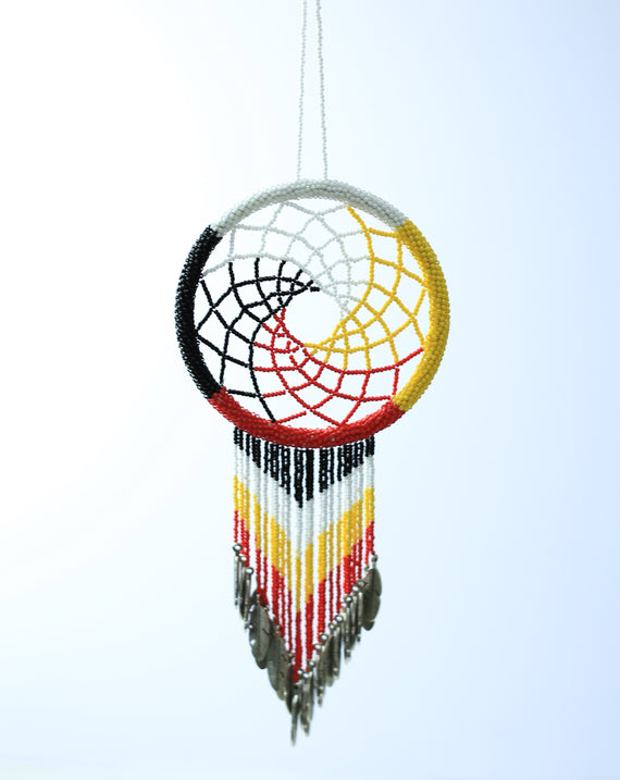 (SALE 50% OFF) Premium Handmade Beaded Necklace Dream Catcher - Remembering The Children We Can Never Forget