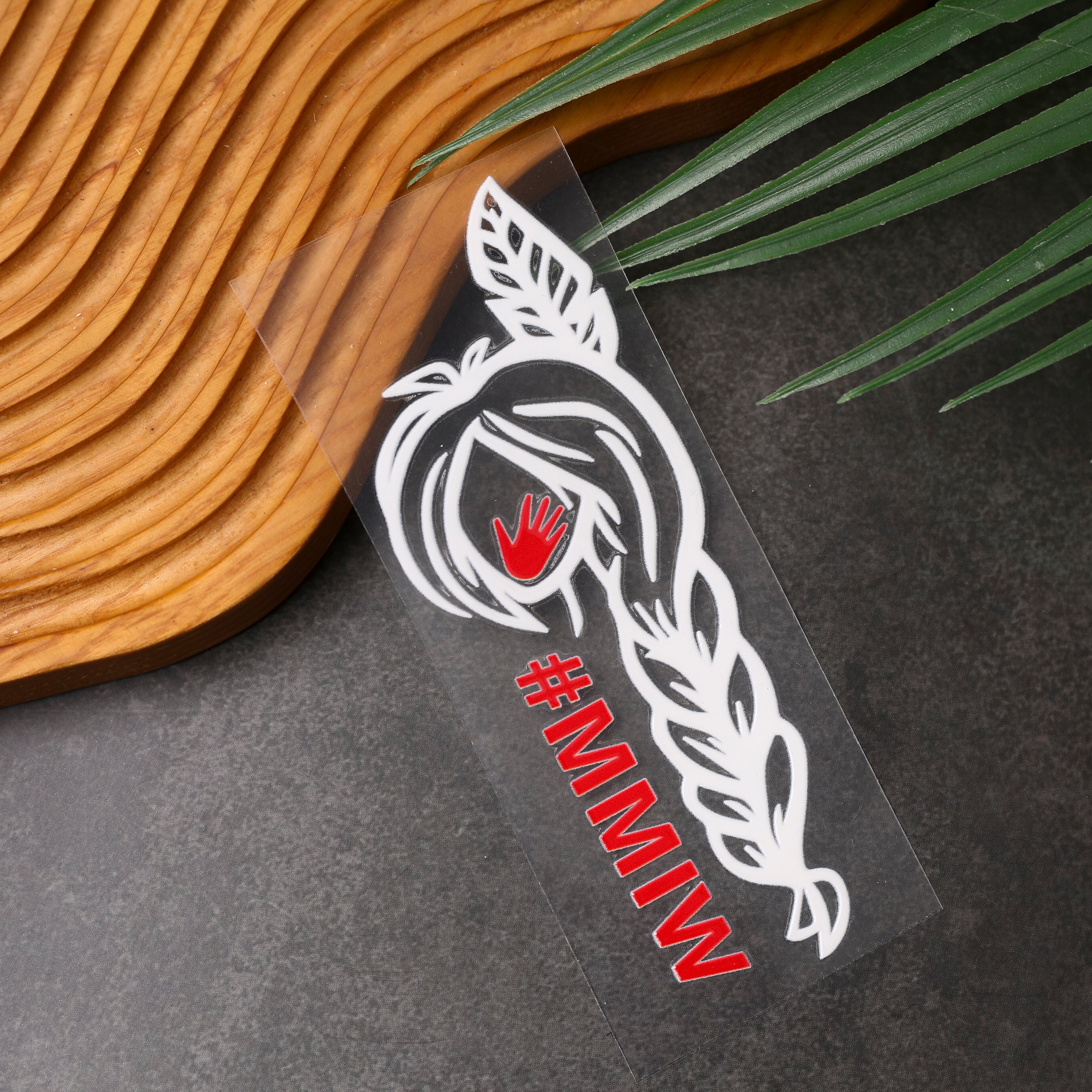 MMIW - Indigenous Woman Stolen Sisters Sticker Decal MMIW Awareness (High-quality UV DTF 3D)