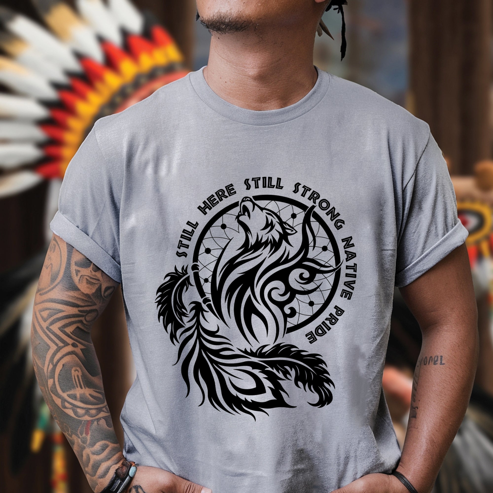 Still Here Still Strong Native Pride Unisex T-Shirt/T-Shirt V-Neck/Hoodie/Sweatshirt