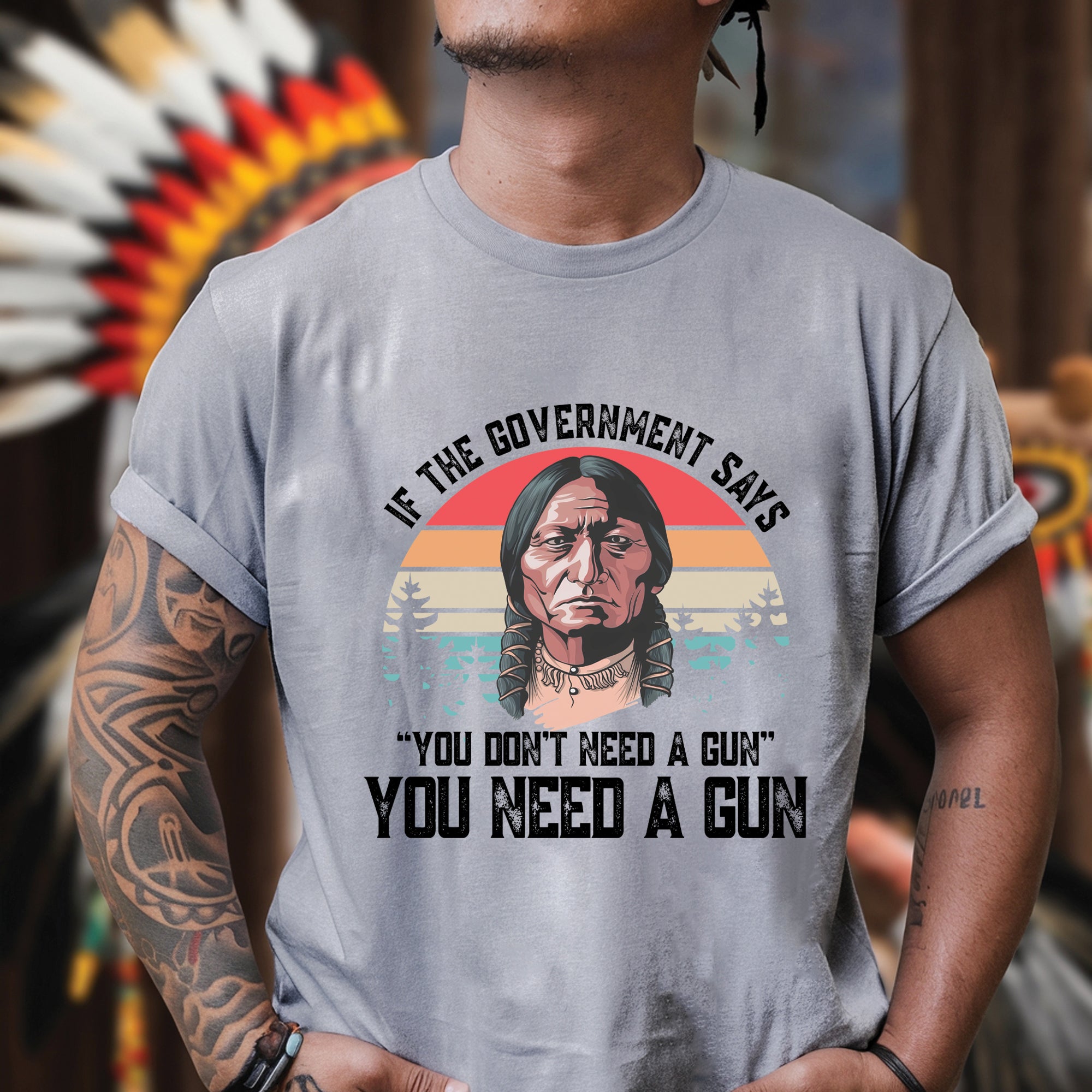 You Need A Gun Unisex T-Shirt/T-Shirt V-Neck/Hoodie/Sweatshirt N31