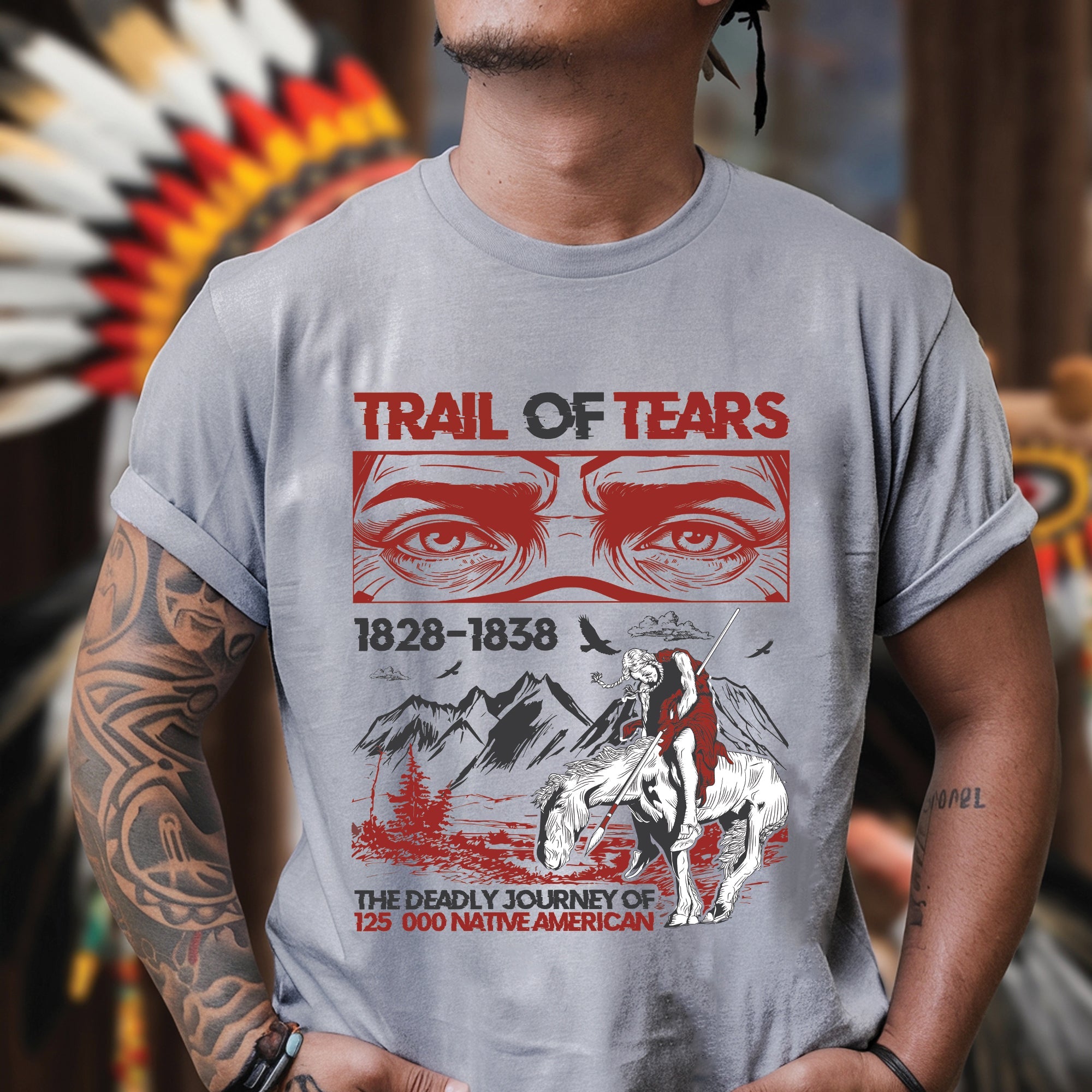 Trail of Tears The Deadly Journey 1928 - 1938 Unisex T-shirt/T-shirt V-Neck/Hoodie/Sweatshirt
