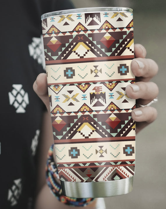 Aztec Navajo Tumbler Stainless Steel Drinking Cup