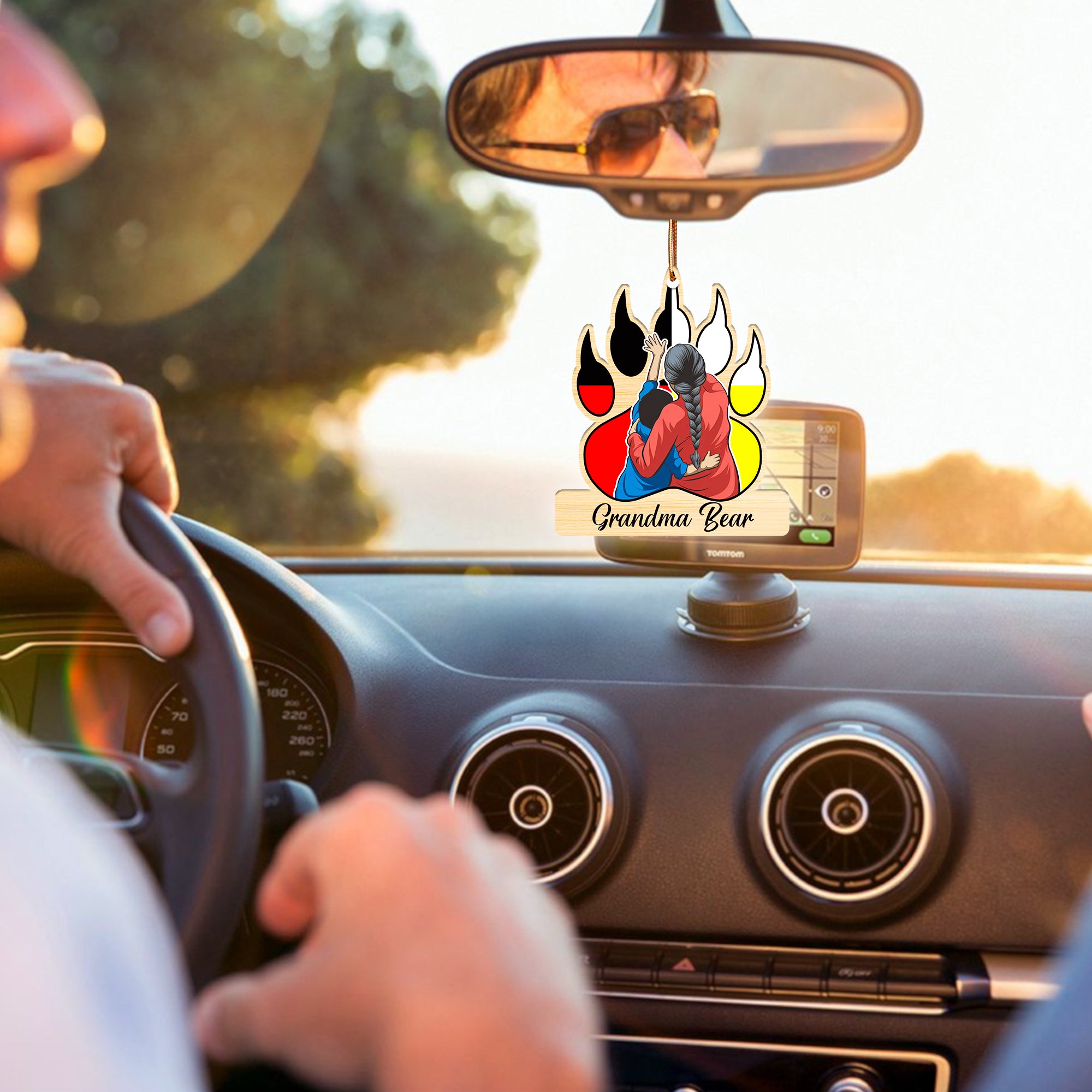 Grandma Bear Native American - Unique Christmas Gift Decor Flat Acrylic