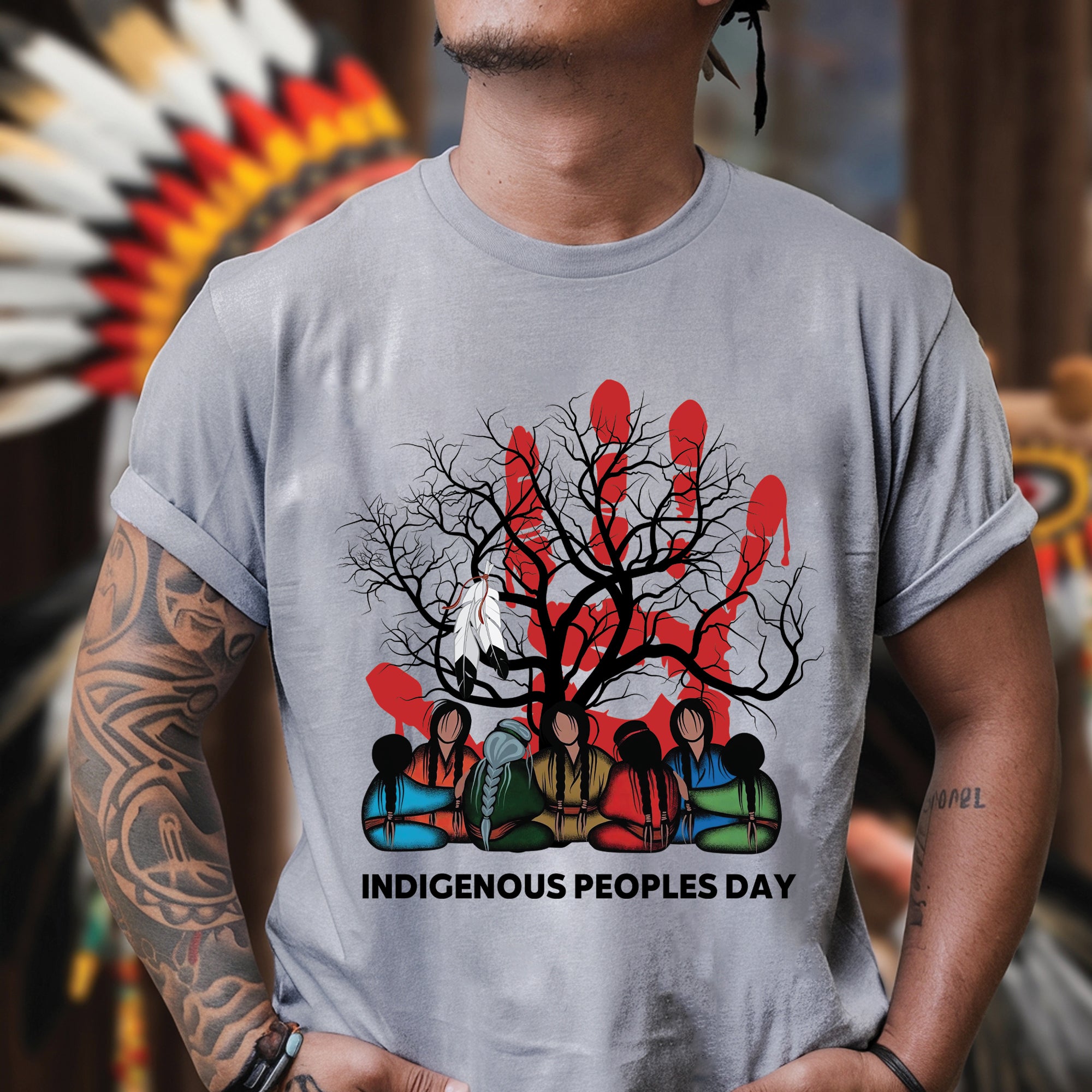 Indigenous Peoples Day Unisex T-Shirt/T-Shirt V-Neck/Hoodie/Sweatshirt