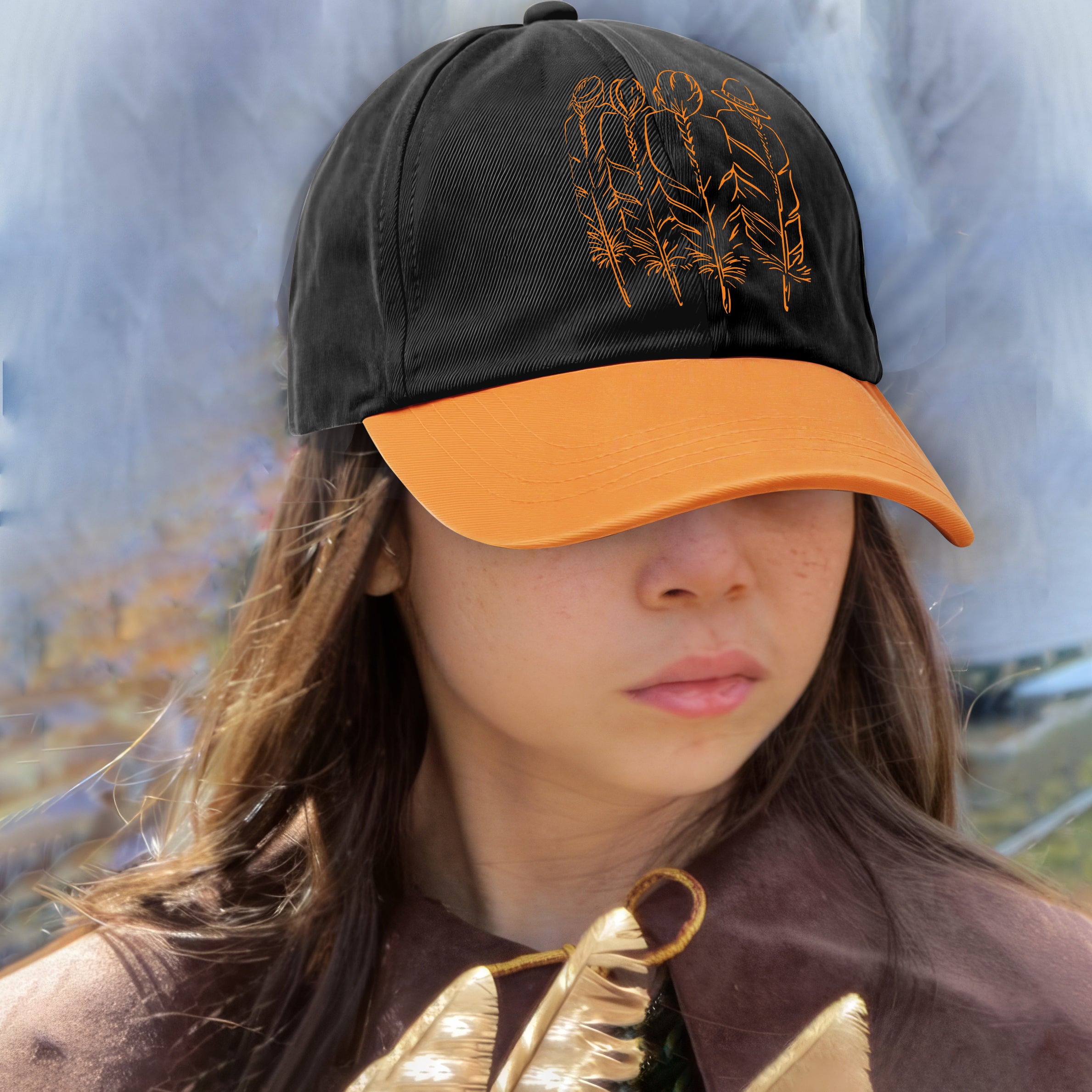 Every Child Matters Feather Cap For Orange Shirt Day