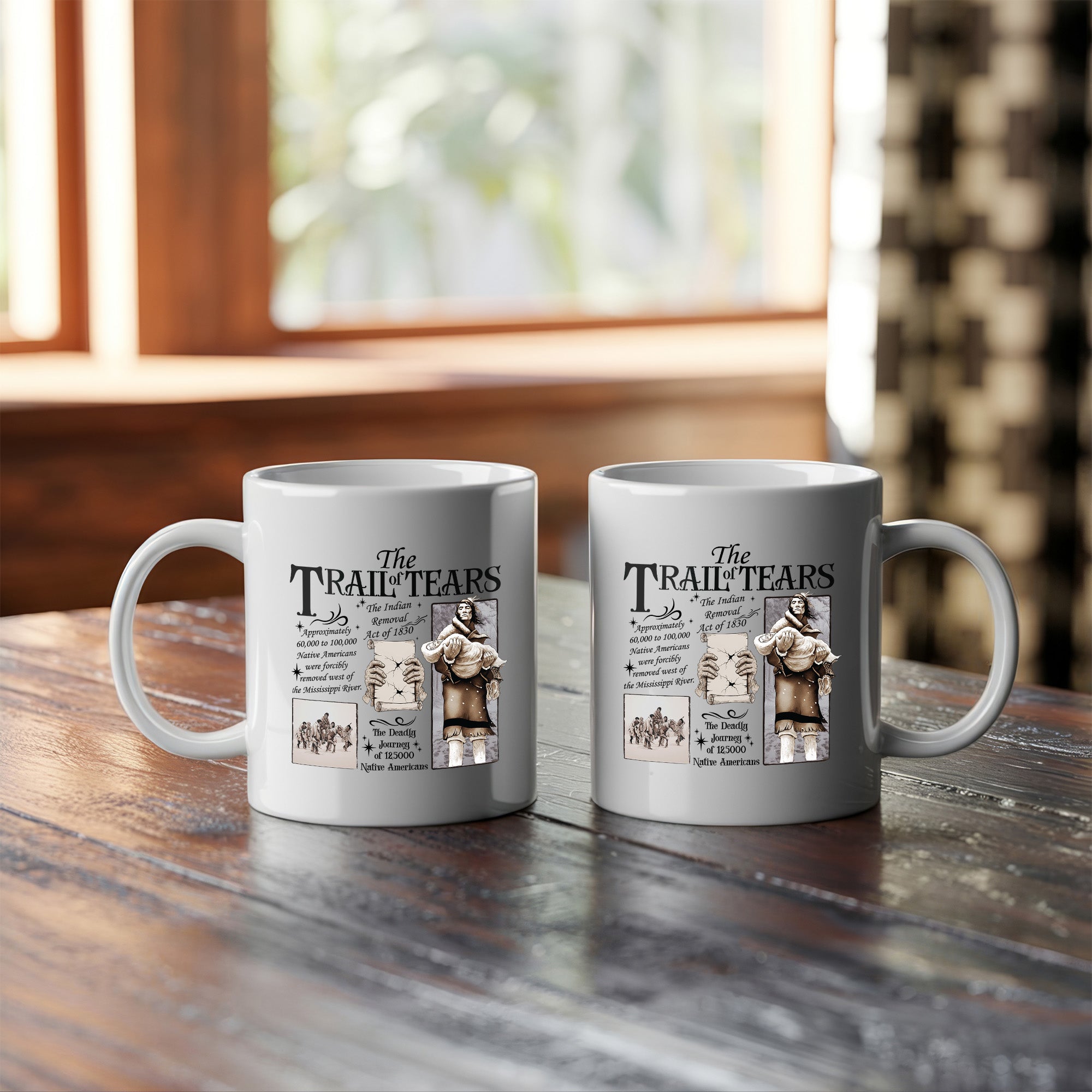 Their Pain, Our Memory Trail of Tears Native American Heritage Mug