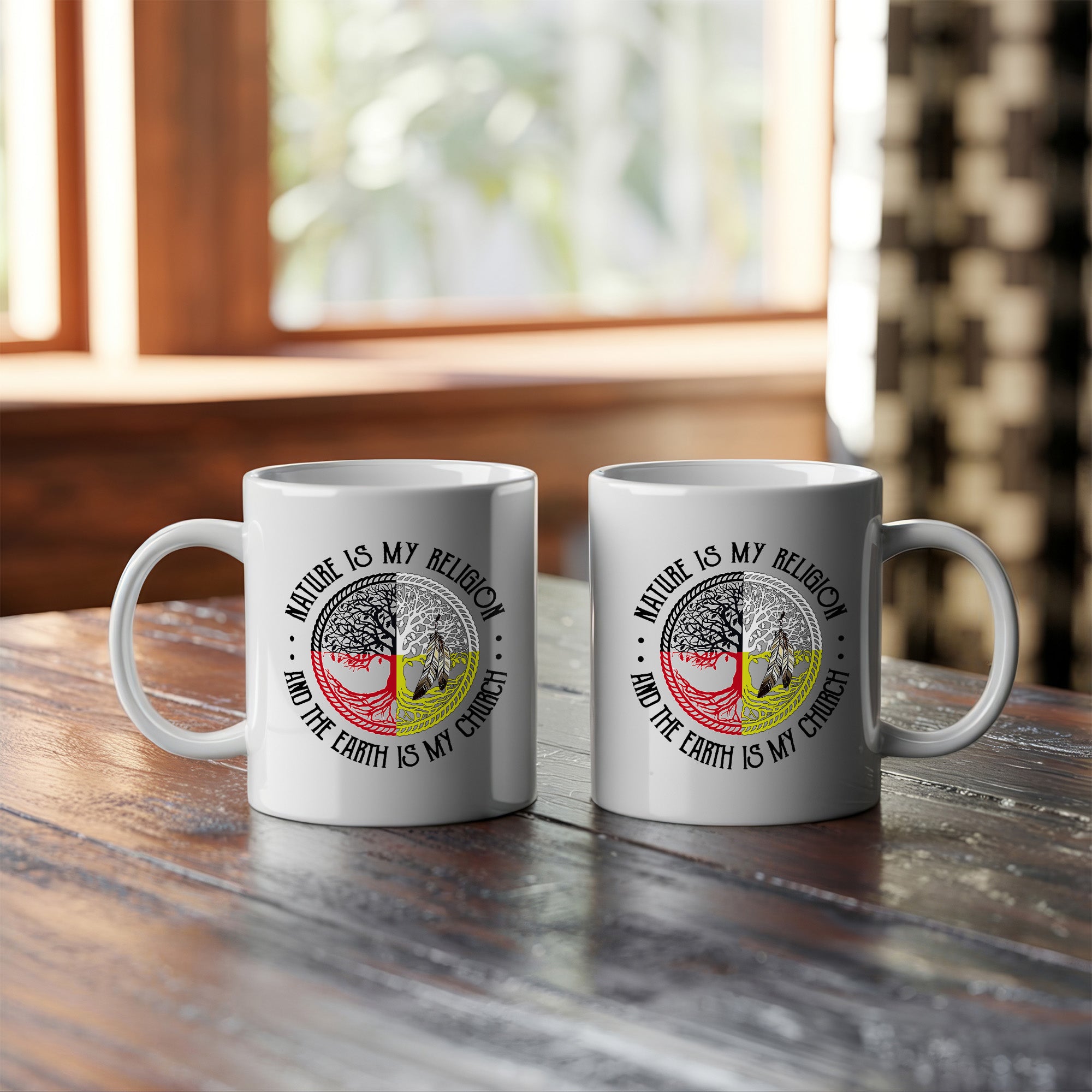 Nature Is My Religion Native American Heritage Coffee Mug