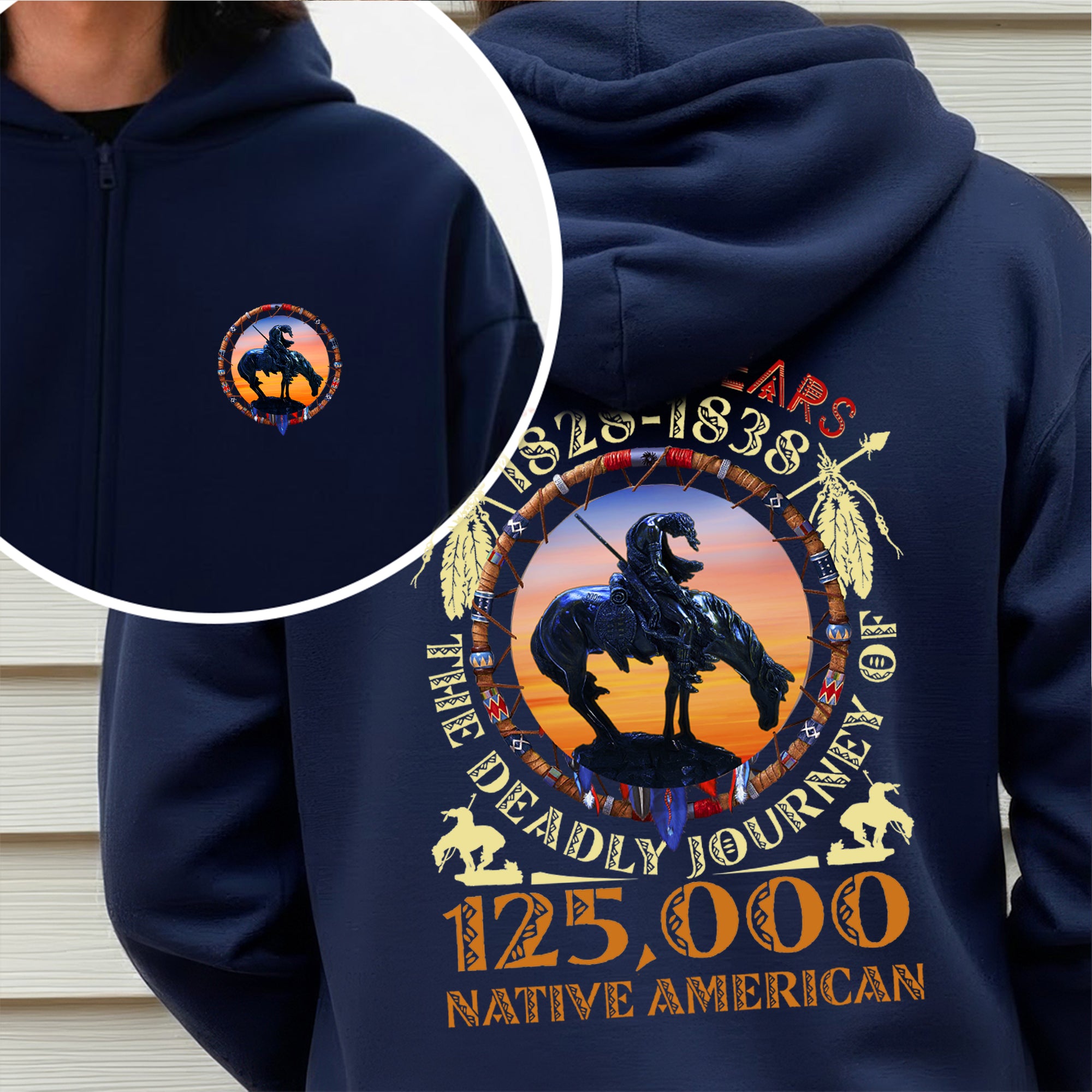 [Two Sides] Trail of Tears The Deadly Journey Unisex Tank Top/Long Sleeve/Hoodie Zip