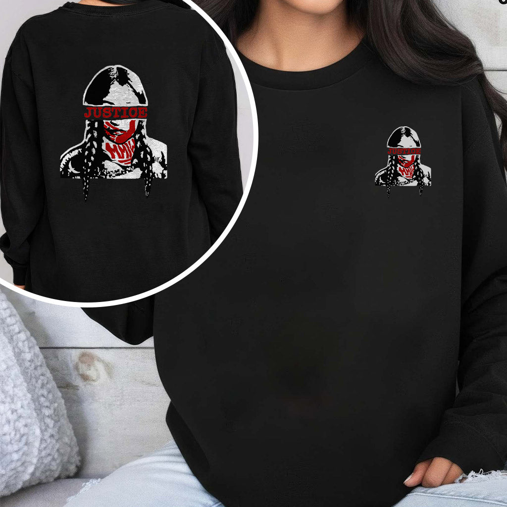[Two Sides] Justice for MMIW Indigenous Voice Unisex Tank Top/Long Sleeve/Hoodie Zip
