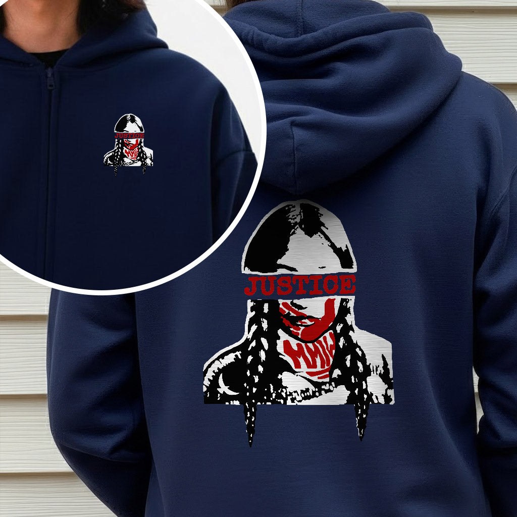 [Two Sides] Justice for MMIW Indigenous Voice Unisex Tank Top/Long Sleeve/Hoodie Zip