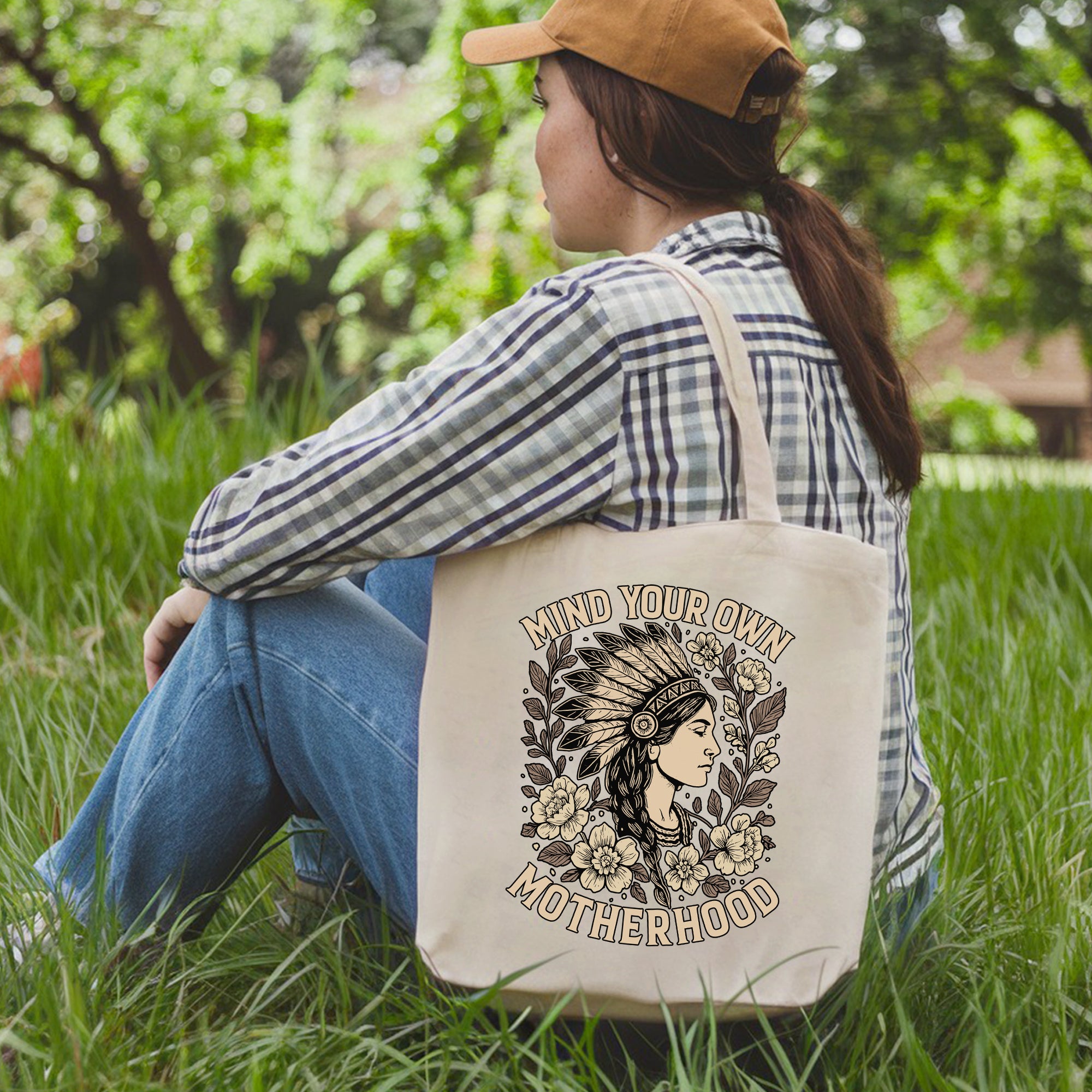 Mind Your Own Motherhood - Tote Bag Style 4