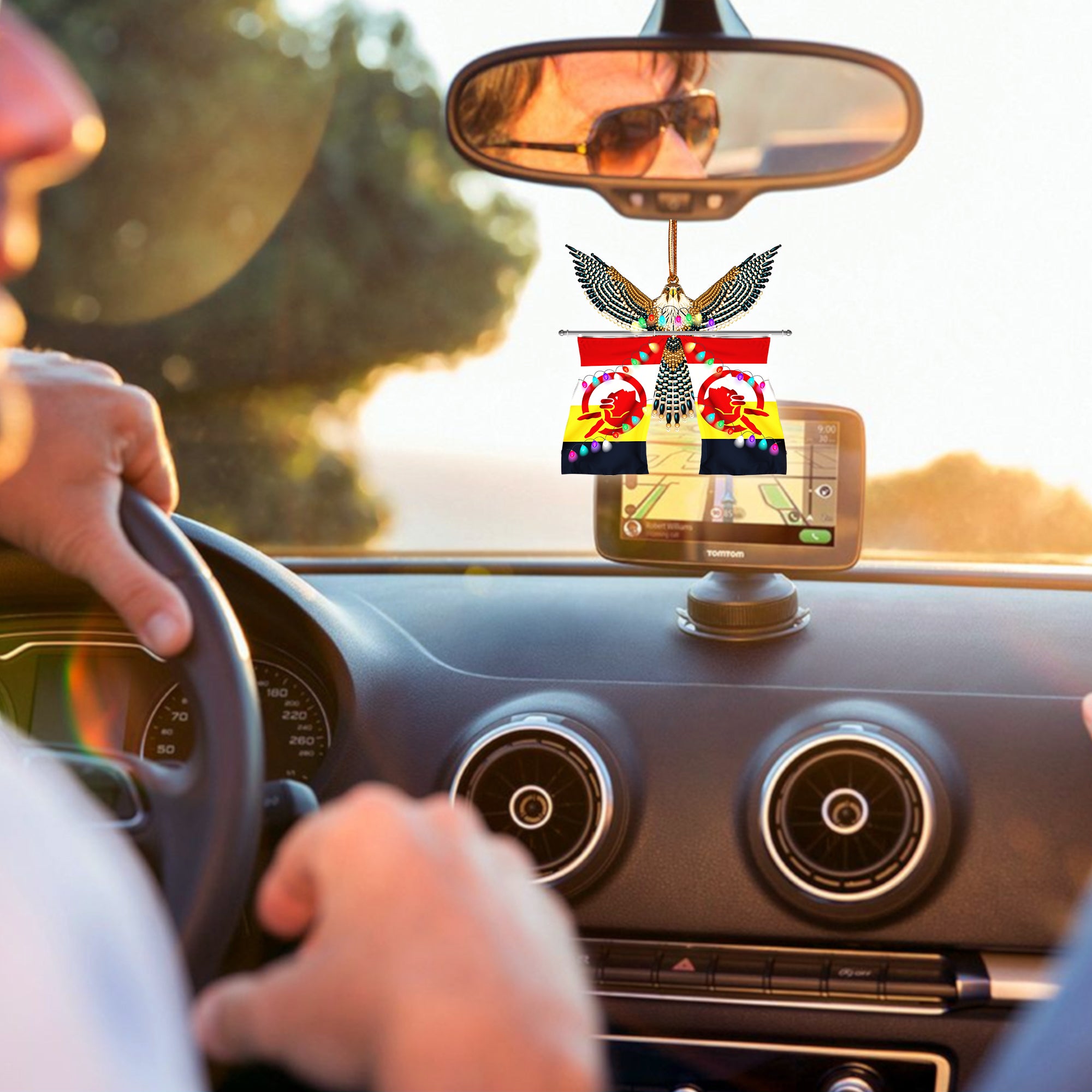 Old Flag Native American - Unique Christmas Gift Decor Flat Acrylic