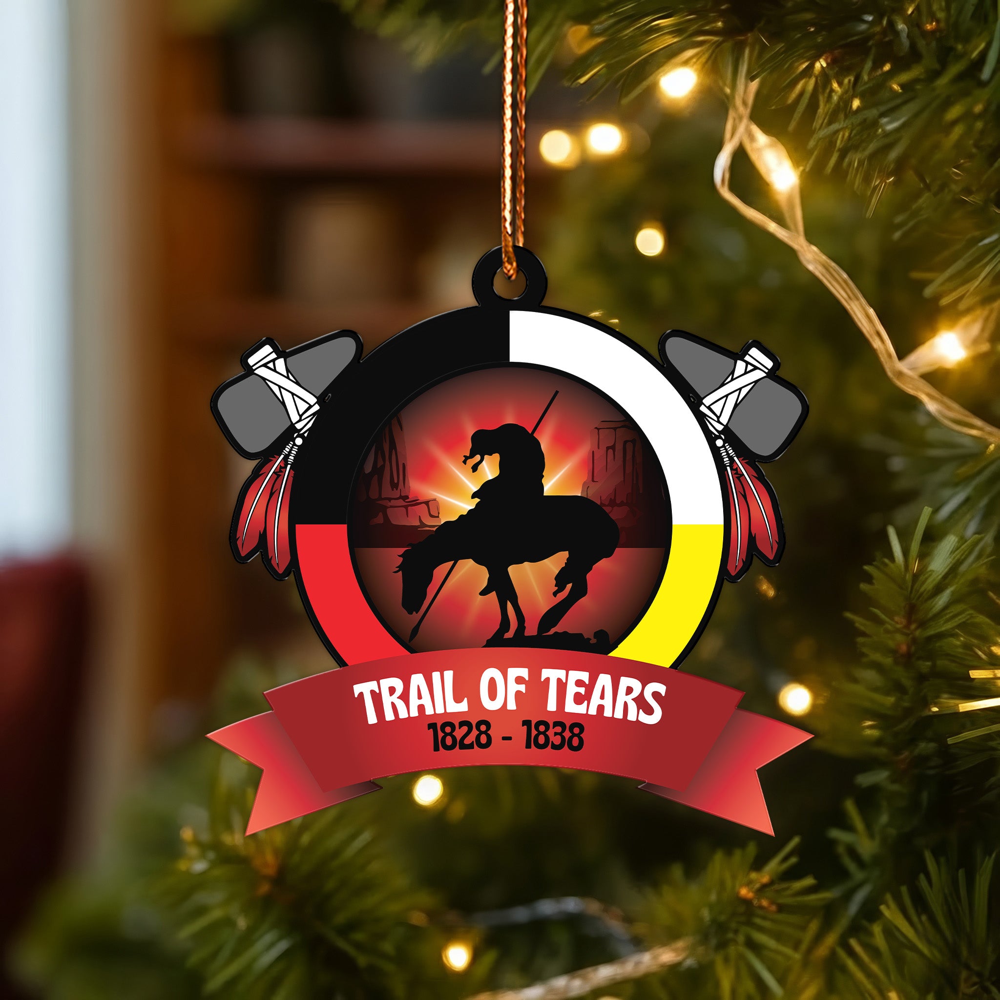Trail of Tears Memorial Ornament 1828–1838 Unique Christmas Gift Decor Flat Acrylic