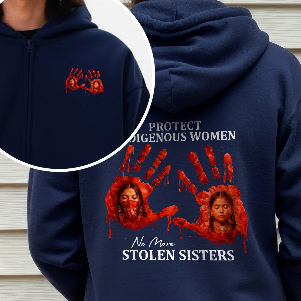[Two Sides] Protect Indigenous Women No More Stolen Sisters Unisex Tank Top/Long Sleeve/Hoodie Zip