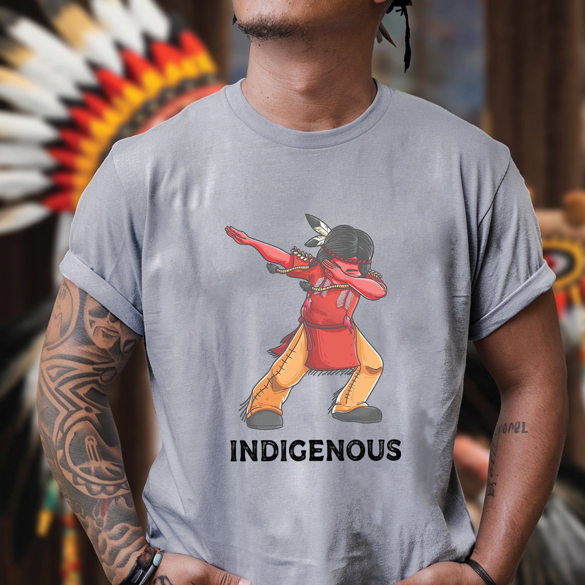 Indigenous Pride Dab Pose Unisex T-Shirt/T-Shirt V-Neck/Hoodie/Sweatshirt