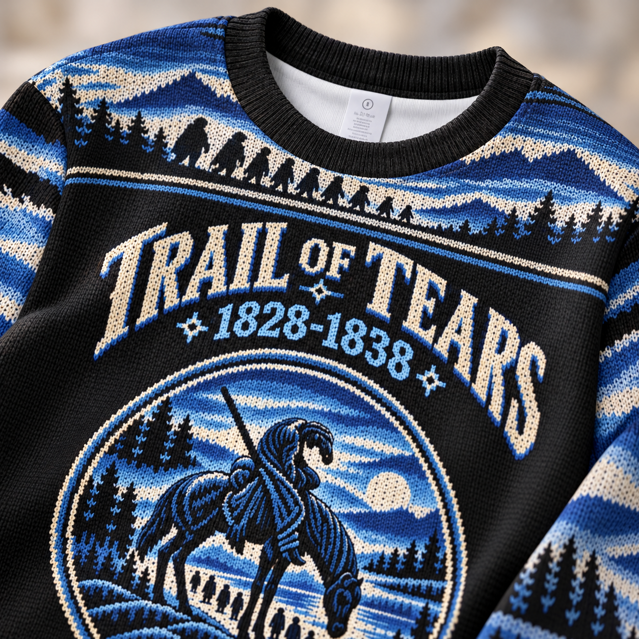 Trail of Tears – The Deadly Journey of 125,000 Native Americans Ugly Sweatshirt Unisex