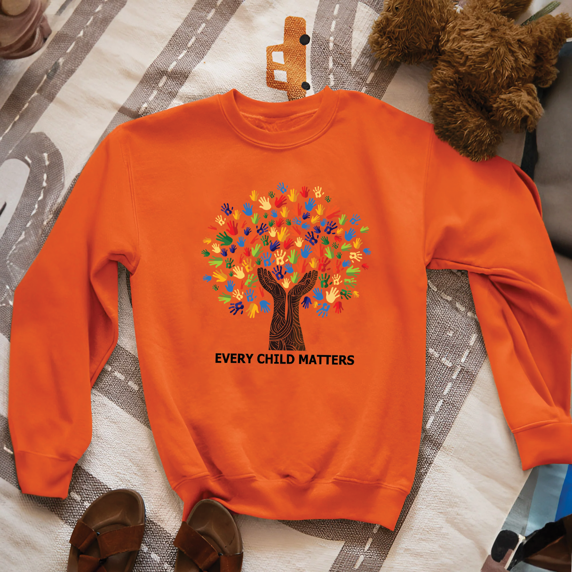 Tree of Life, Handprints of Unity and Strength - For Every Child Matters Unisex T-Shirt/Hoodie/Sweatshirt 170