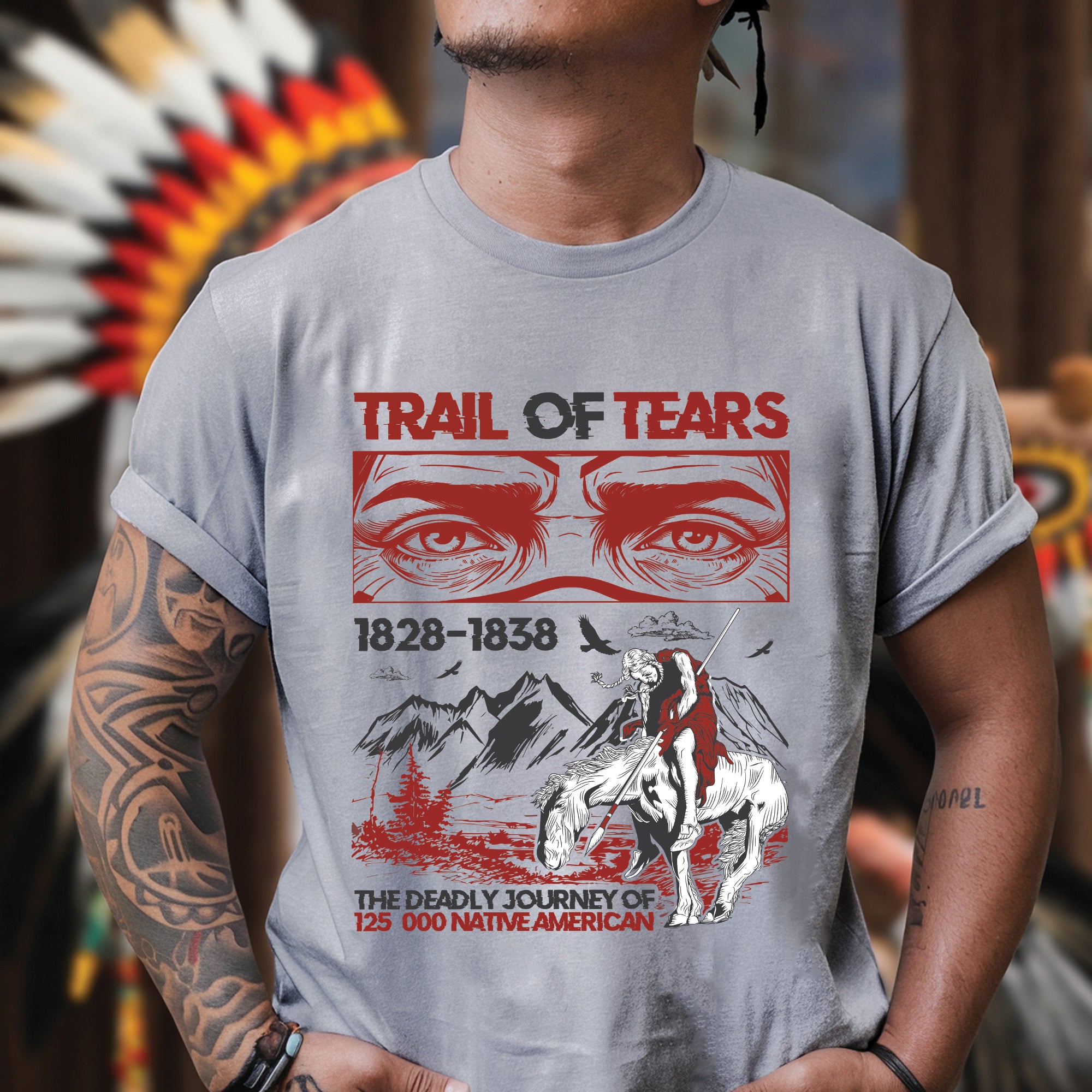 Trail of Tears The Deadly Journey 1928 - 1938 Unisex T-Shirt/T-Shirt V-Neck/Hoodie/Sweatshirt
