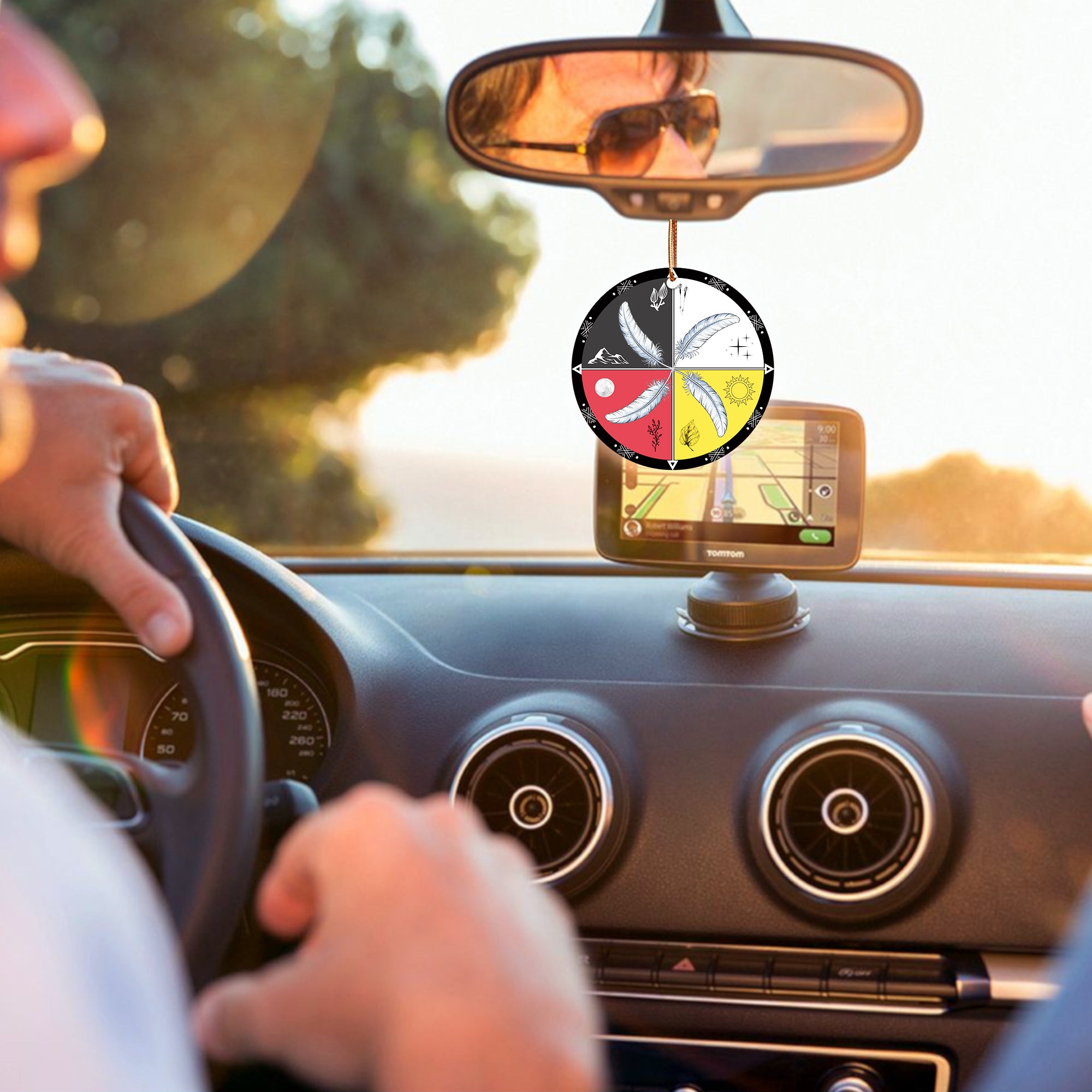 Four Directions Feather Native American - Unique Christmas Gift Decor Flat Acrylic