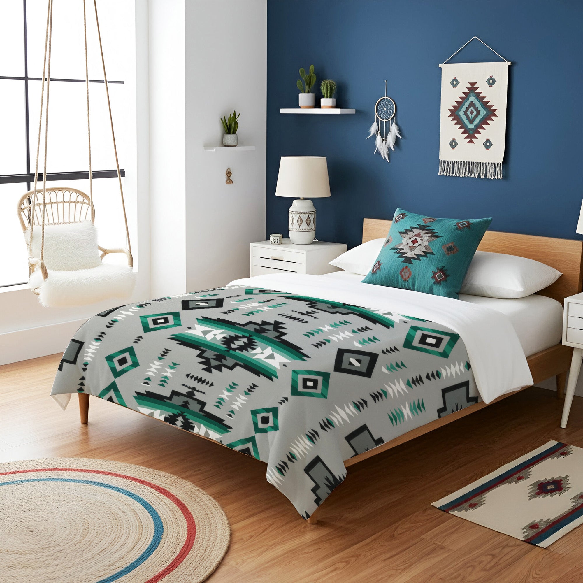 Emerald Horizon Soft And Warm Fleece Blanket