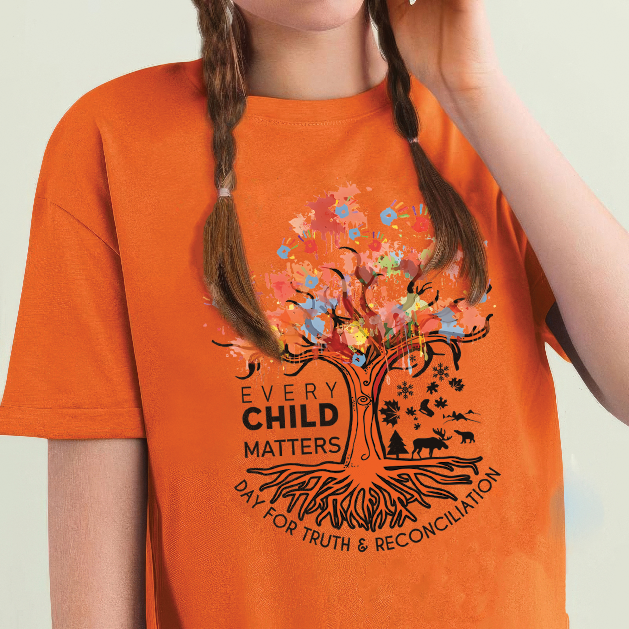 Tree of Life, Handprints of Hope, and Healing - For Orange Shirt Day Unisex T-Shirt/Hoodie/Sweatshirt 161