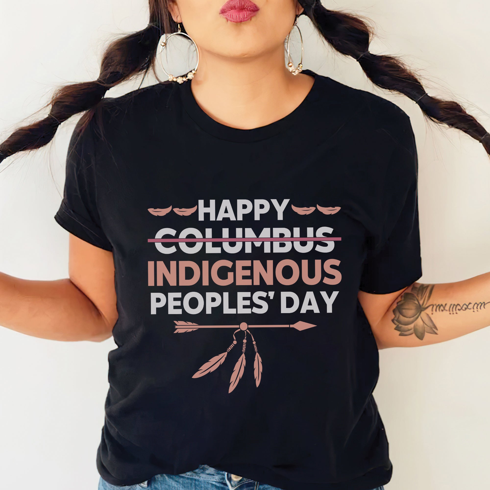 Happy Indigenous People's Day Unisex T-Shirt/T-Shirt V-Neck/Hoodie/Sweatshirt