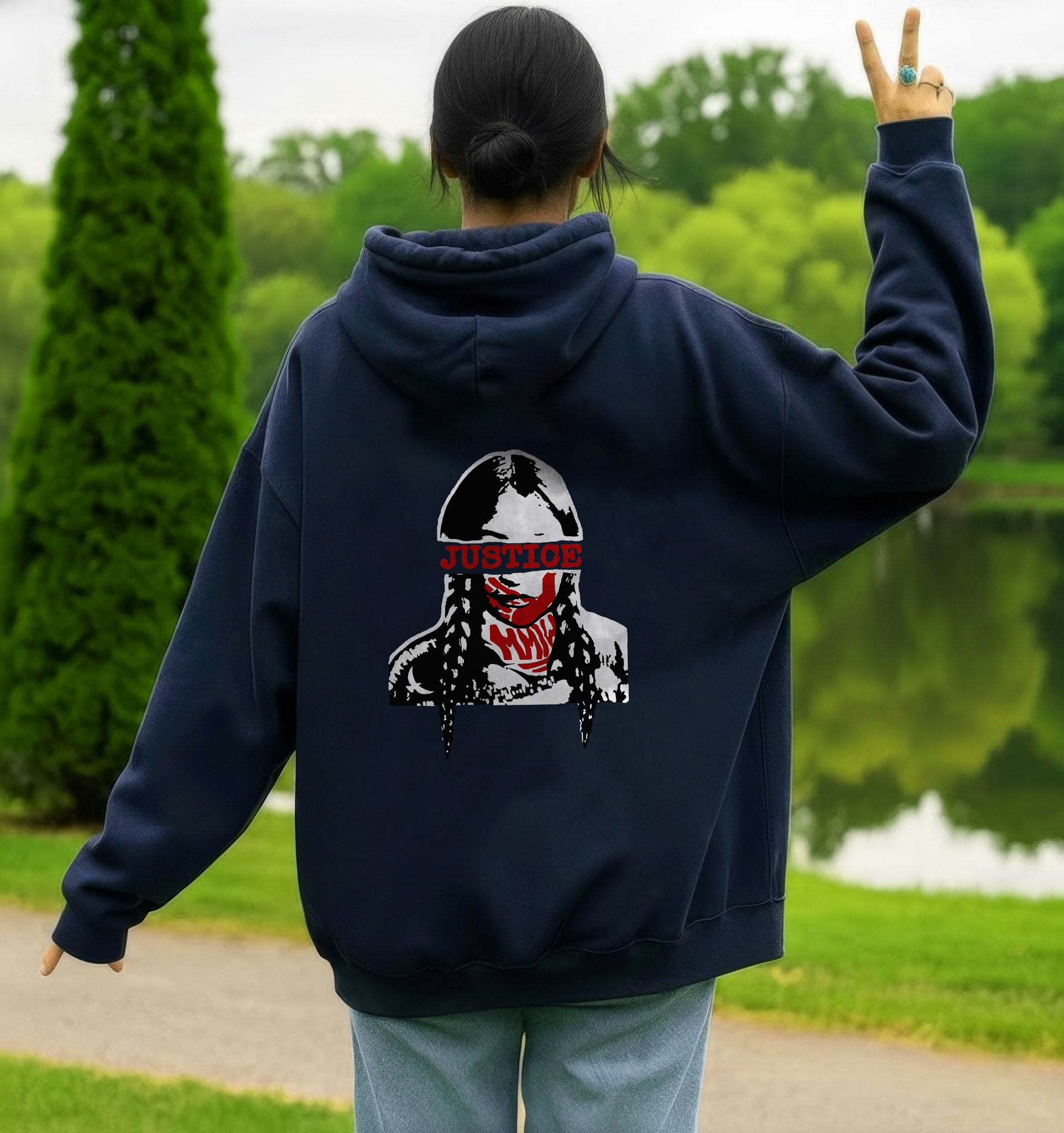 [Two Sides] Justice for MMIW Indigenous Voice Unisex Tank Top/Long Sleeve/Hoodie Zip
