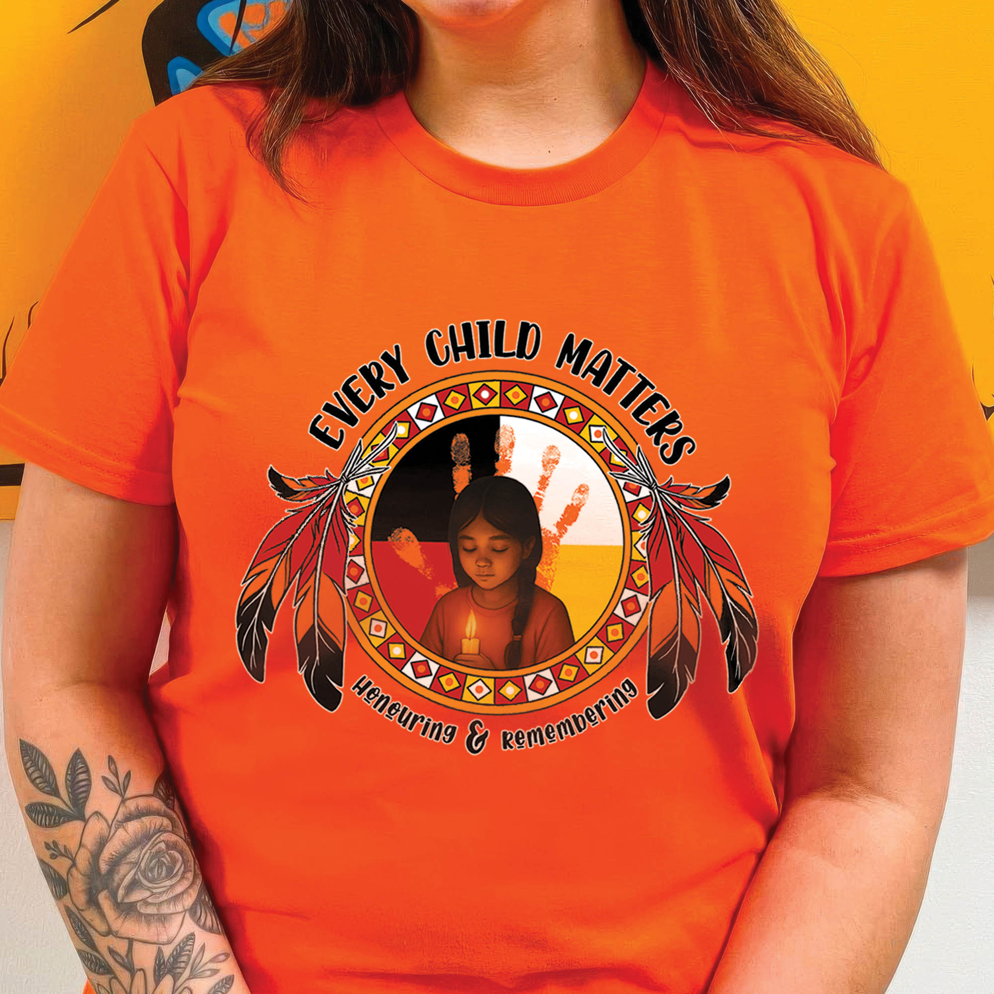 Remembering the Lost, Honouring the Survivors For Orange Shirt Day Unisex T-Shirt/Hoodie/Sweatshirt 148