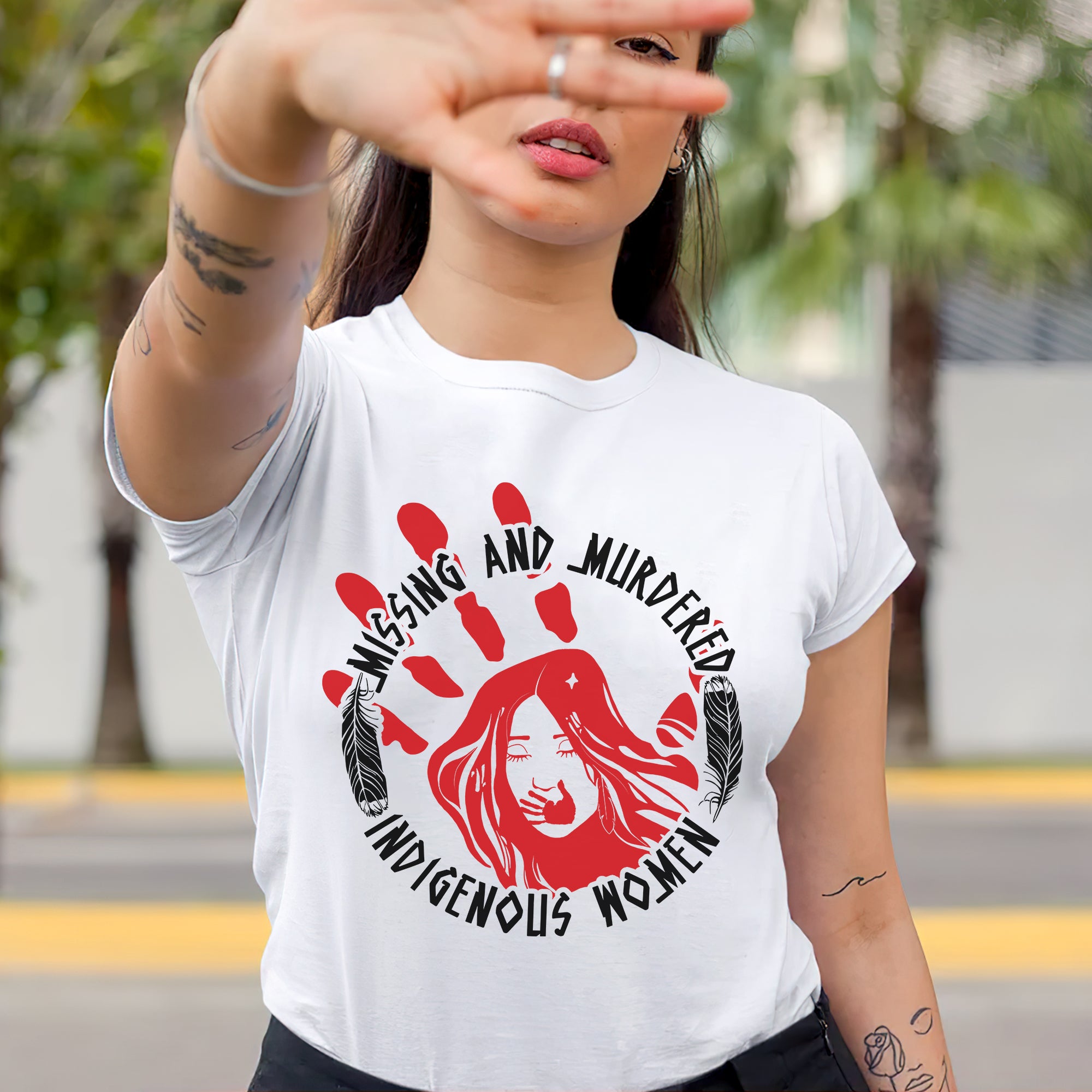 Missing and Murdered Indigenous Women WC22 - Unisex T-Shirt/T-Shirt V-Neck/Hoodie/Sweatshirt