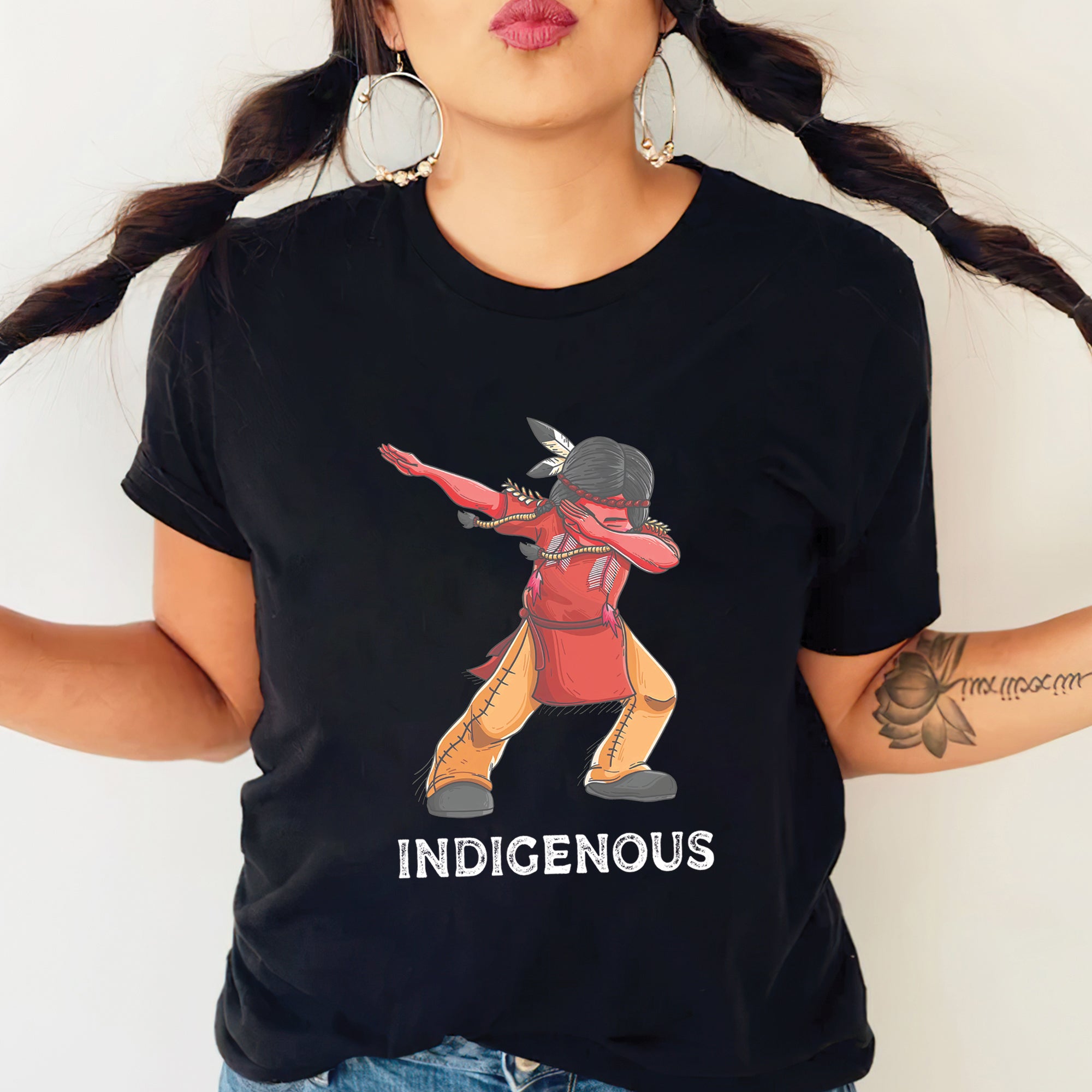 Indigenous Pride Dab Pose Unisex T-Shirt/T-Shirt V-Neck/Hoodie/Sweatshirt