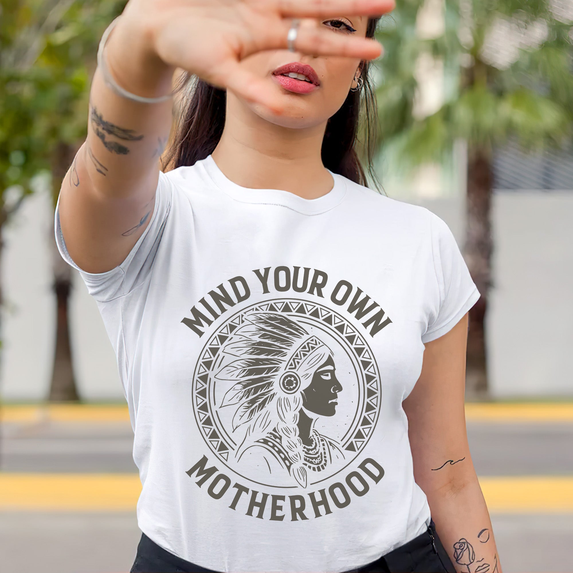 Mind Your Own Motherhood - One Side Unisex Style 5 T-Shirt/T-Shirt V-Neck/Hoodie/Sweatshirt