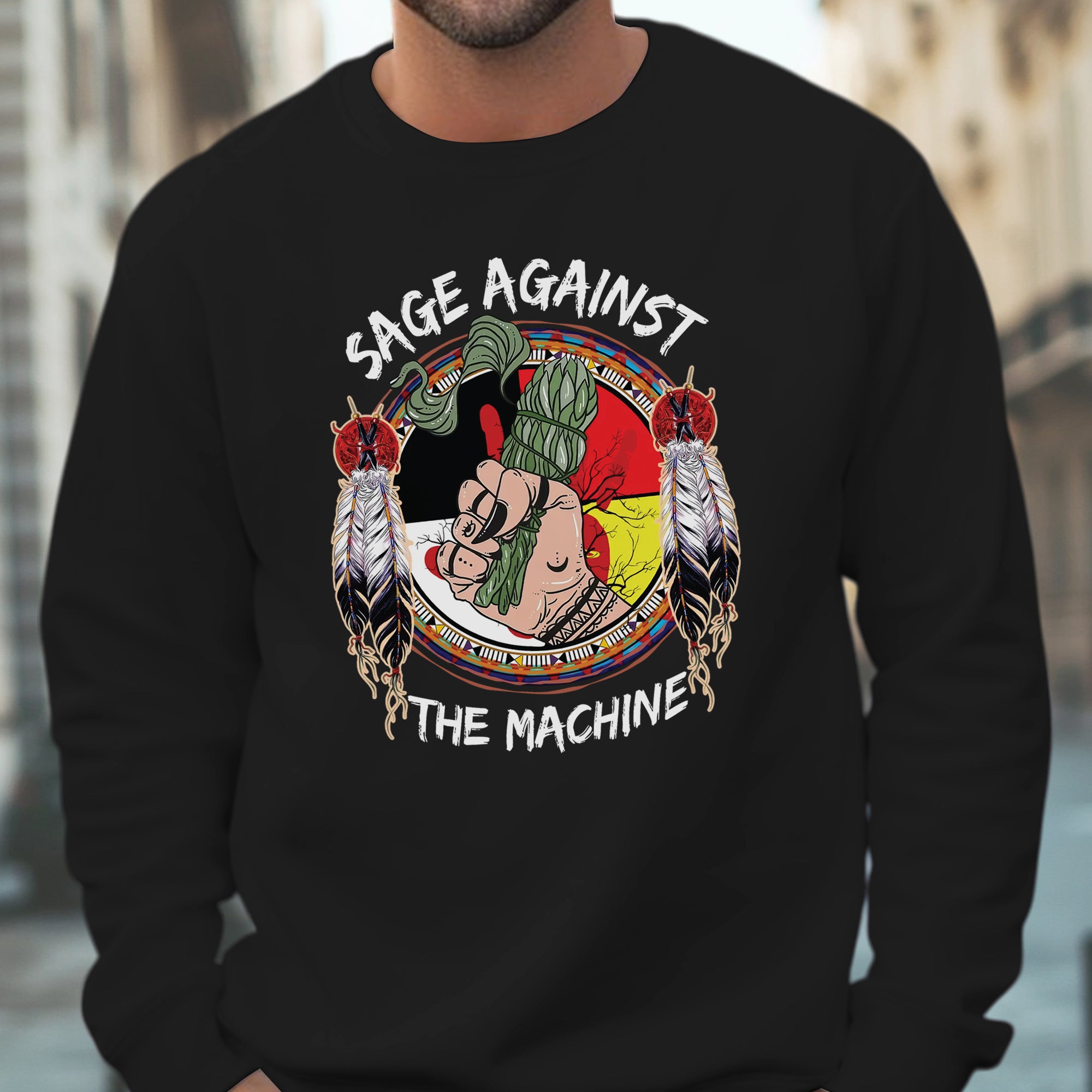 Sage Against The Machine Unisex T-Shirt/T-Shirt V-Neck/Hoodie/Sweatshirt