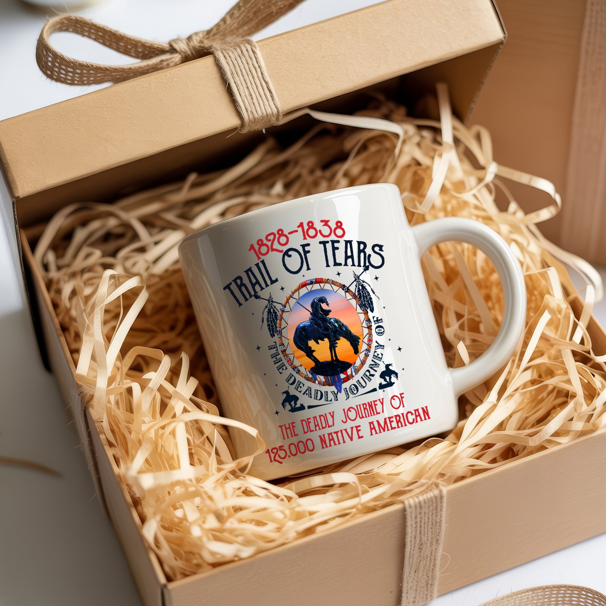 Trail of Tears Commemorative Historic Native American Heritage Coffee Mug