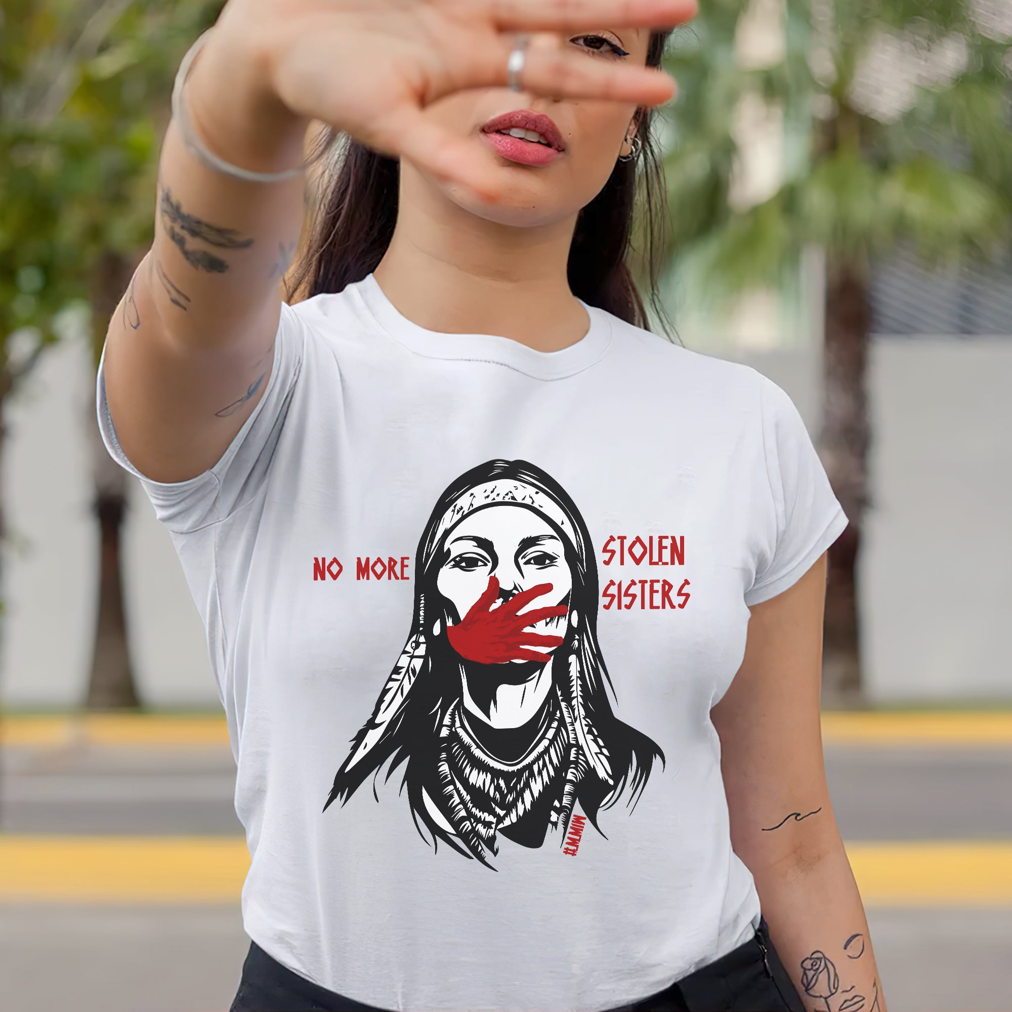 NO MORE STOLEN SISTERS - Unisex T-Shirt/T-Shirt V-Neck/Hoodie/Sweatshirt