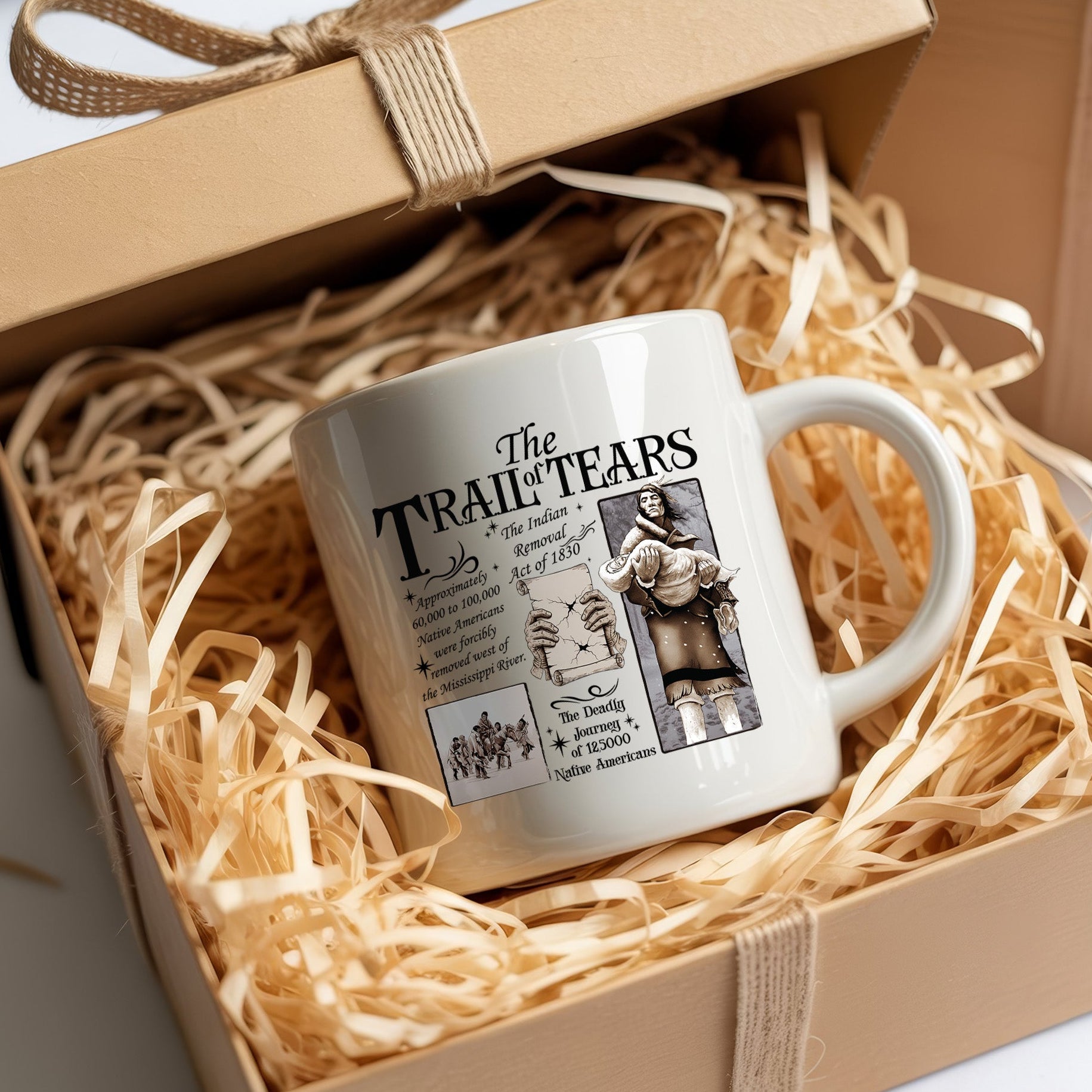 Their Pain, Our Memory Trail of Tears Native American Heritage Mug