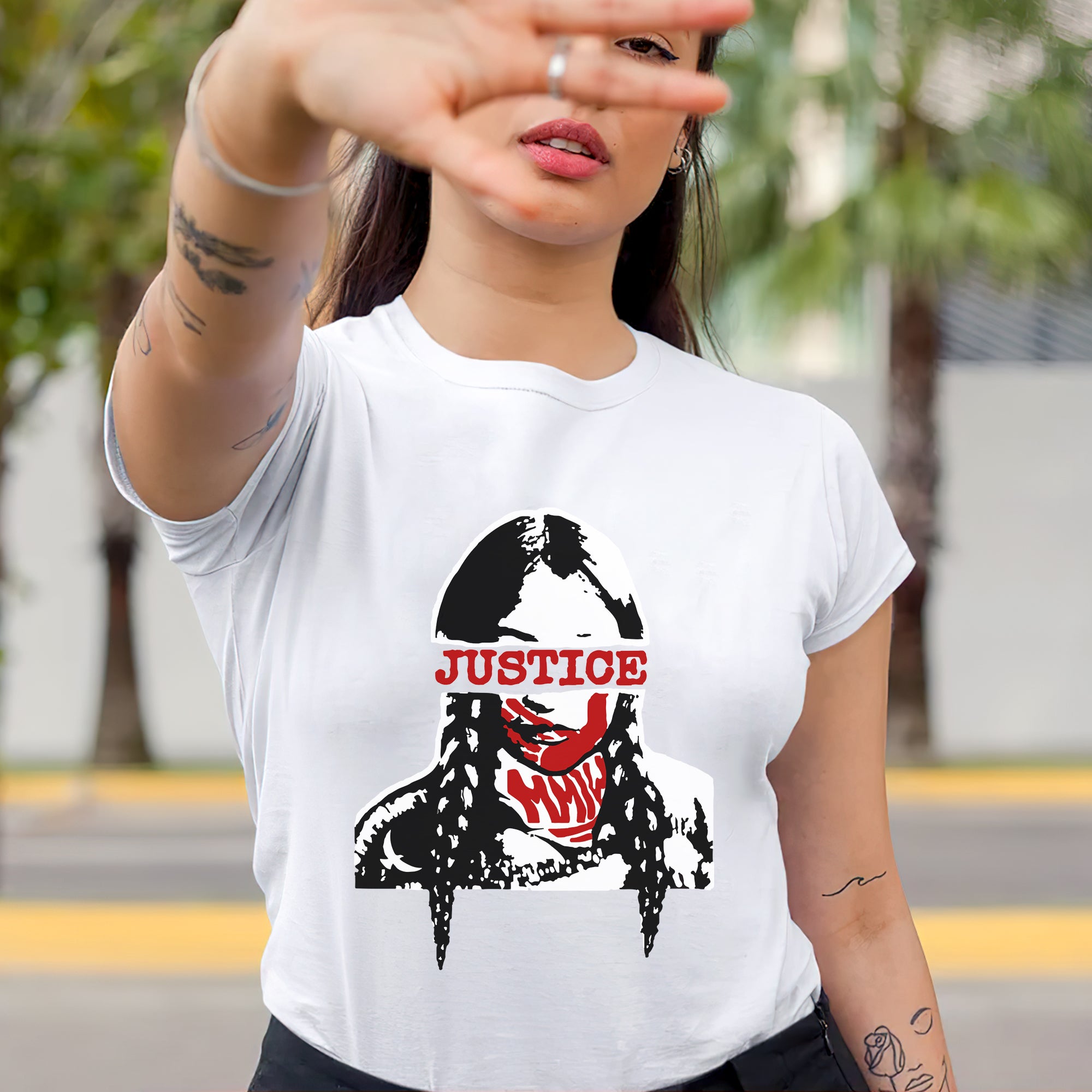 JUSTICE FOR MMIW - Unisex T-Shirt/T-Shirt V-Neck/Hoodie/Sweatshirt